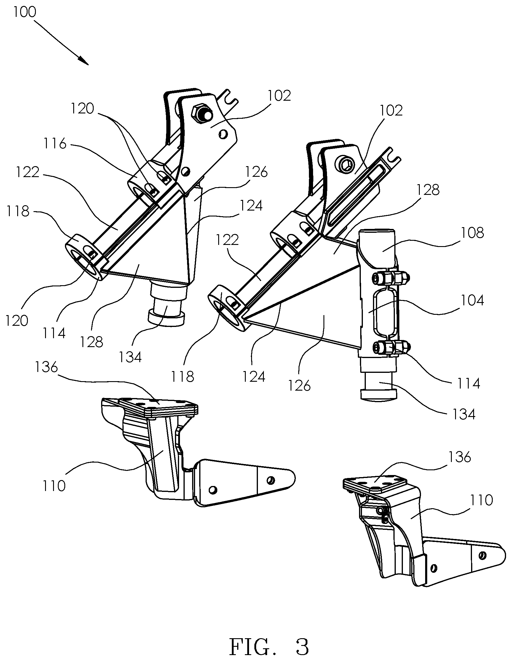 Patent US11773943 Figure 3 – Bump stop assembly
