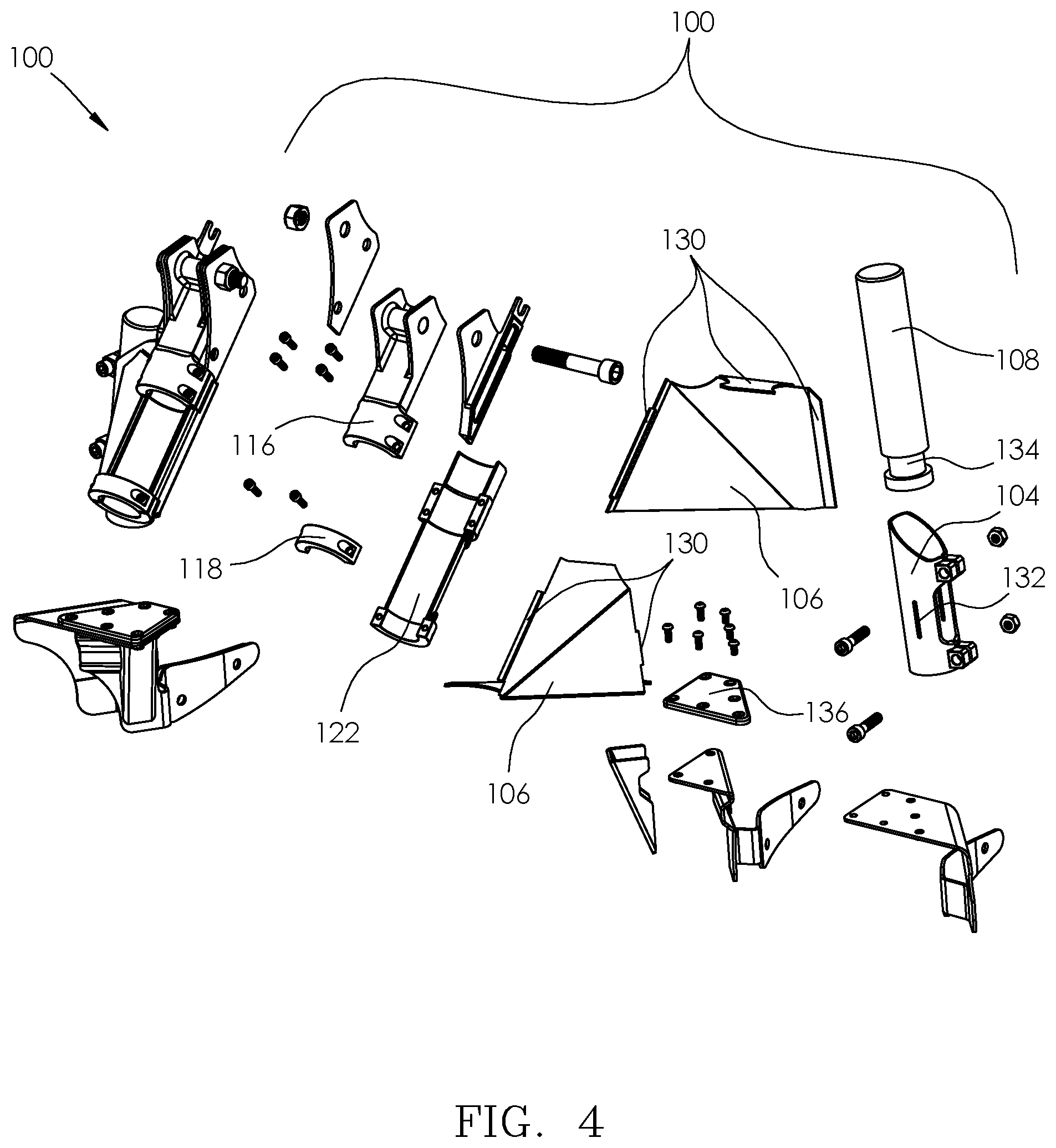 Patent US11773943 Figure 4 – Bump stop assembly