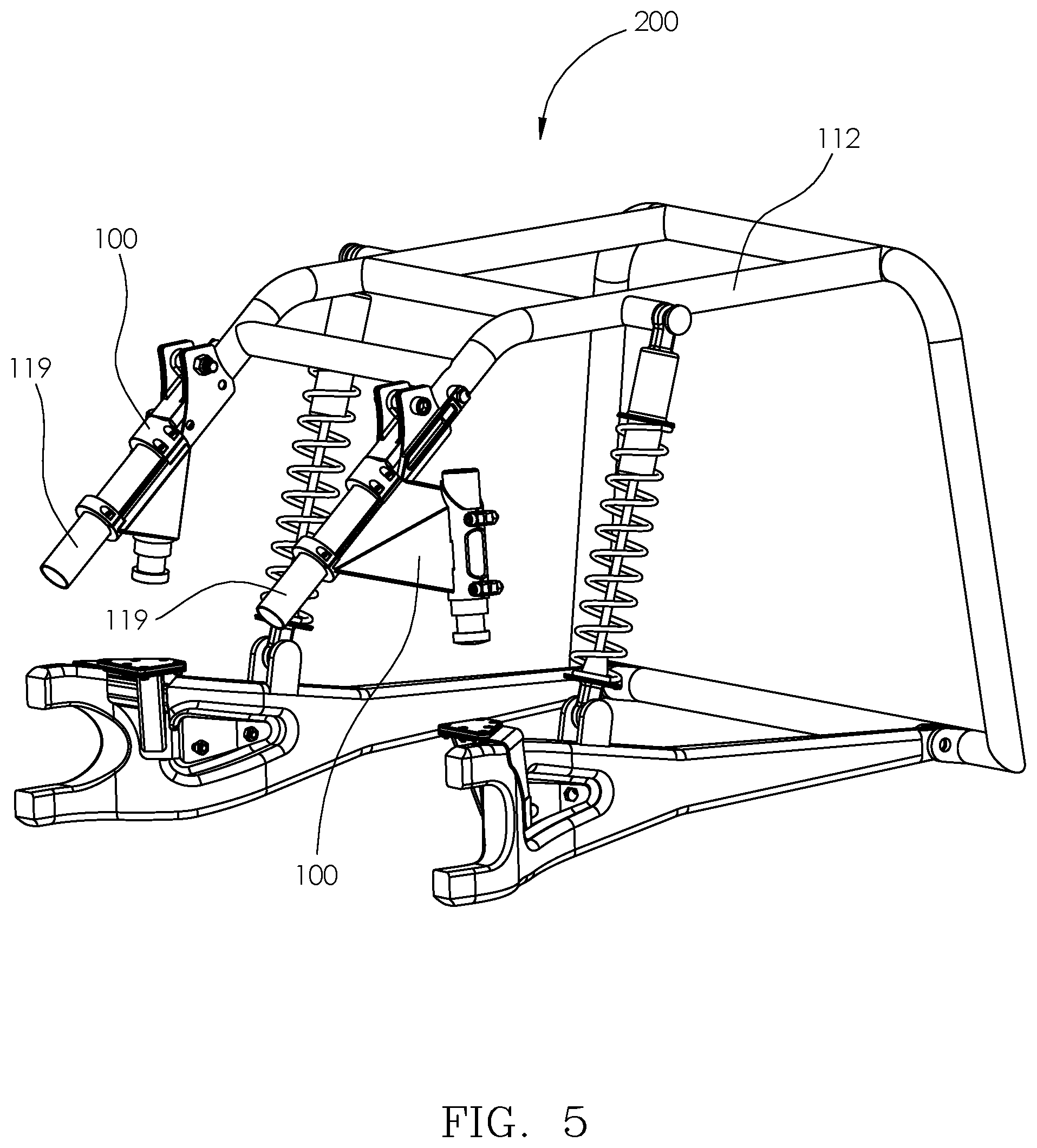 Patent US11773943 Figure 5 – Bump stop assembly