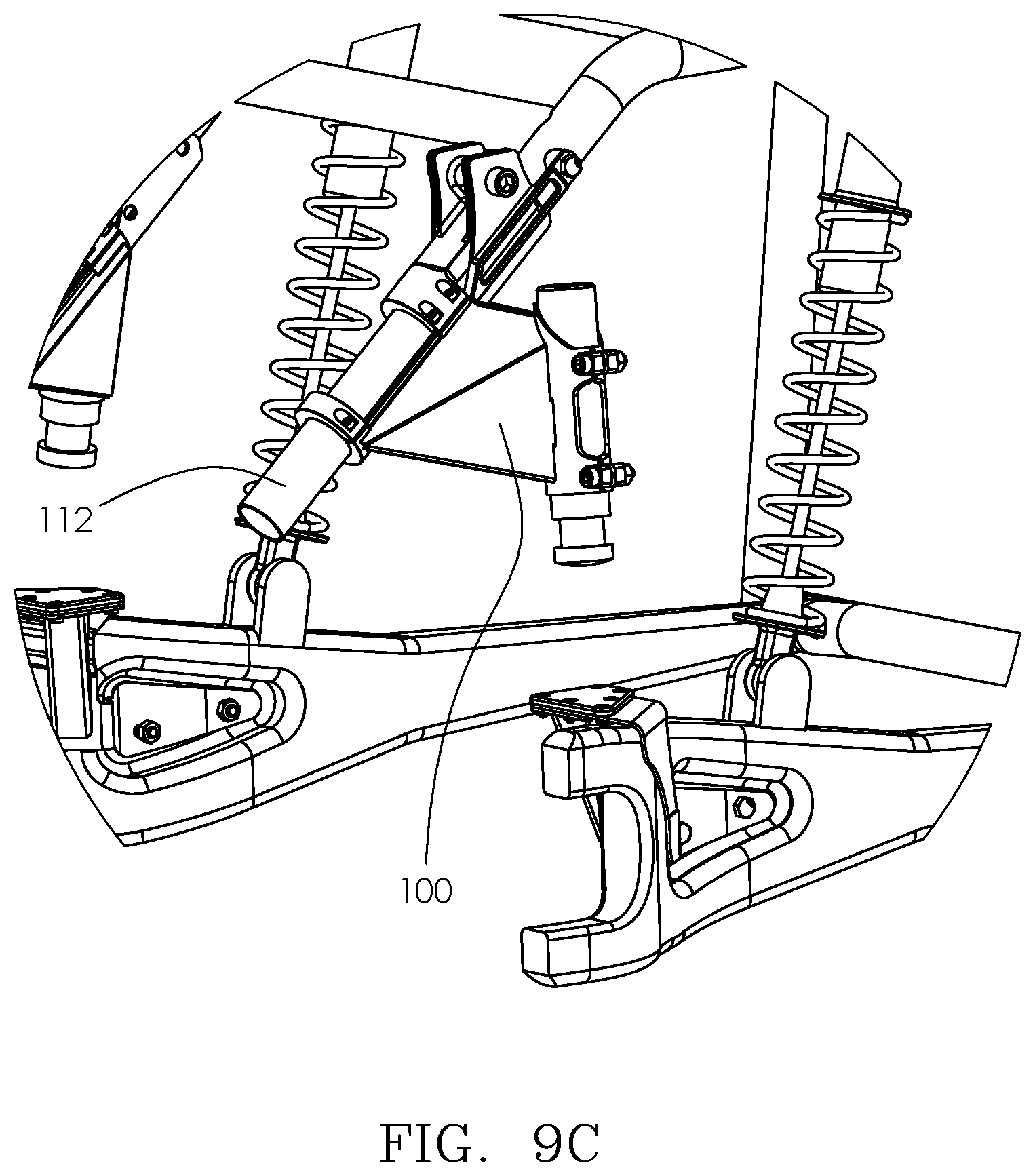 Patent US11773943 Figure 11 – Bump stop assembly