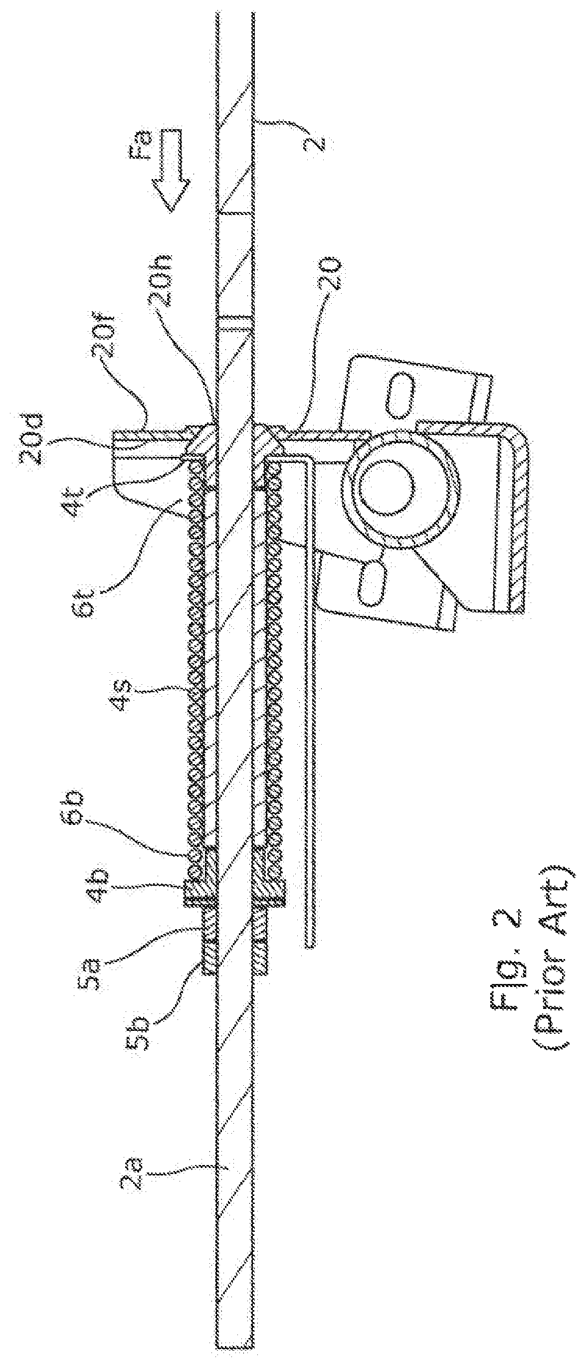 Patent US11773945 Figure 2 – Easy adjust tensioner assembly