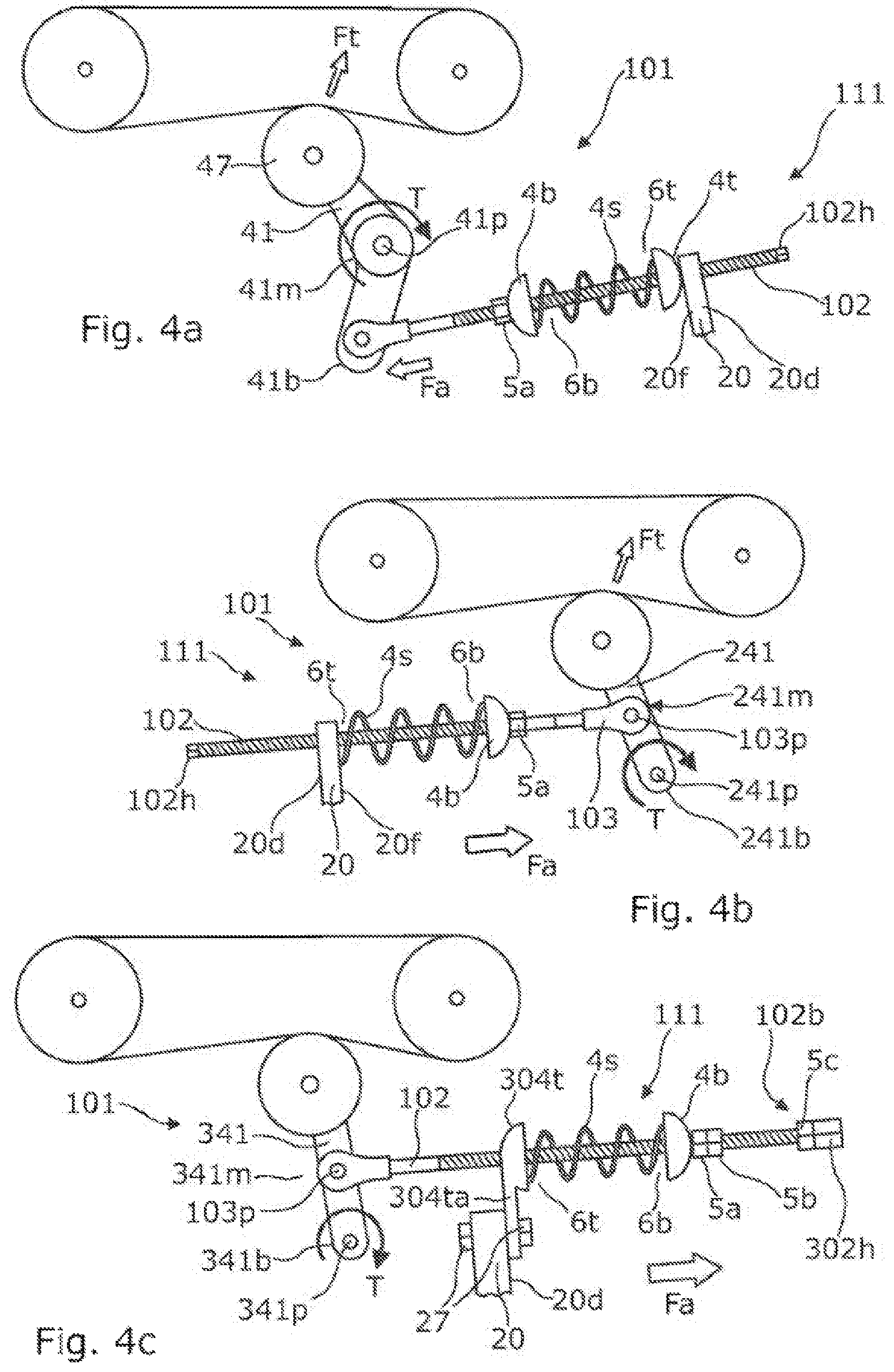 Patent US11773945 Figure 5 – Easy adjust tensioner assembly