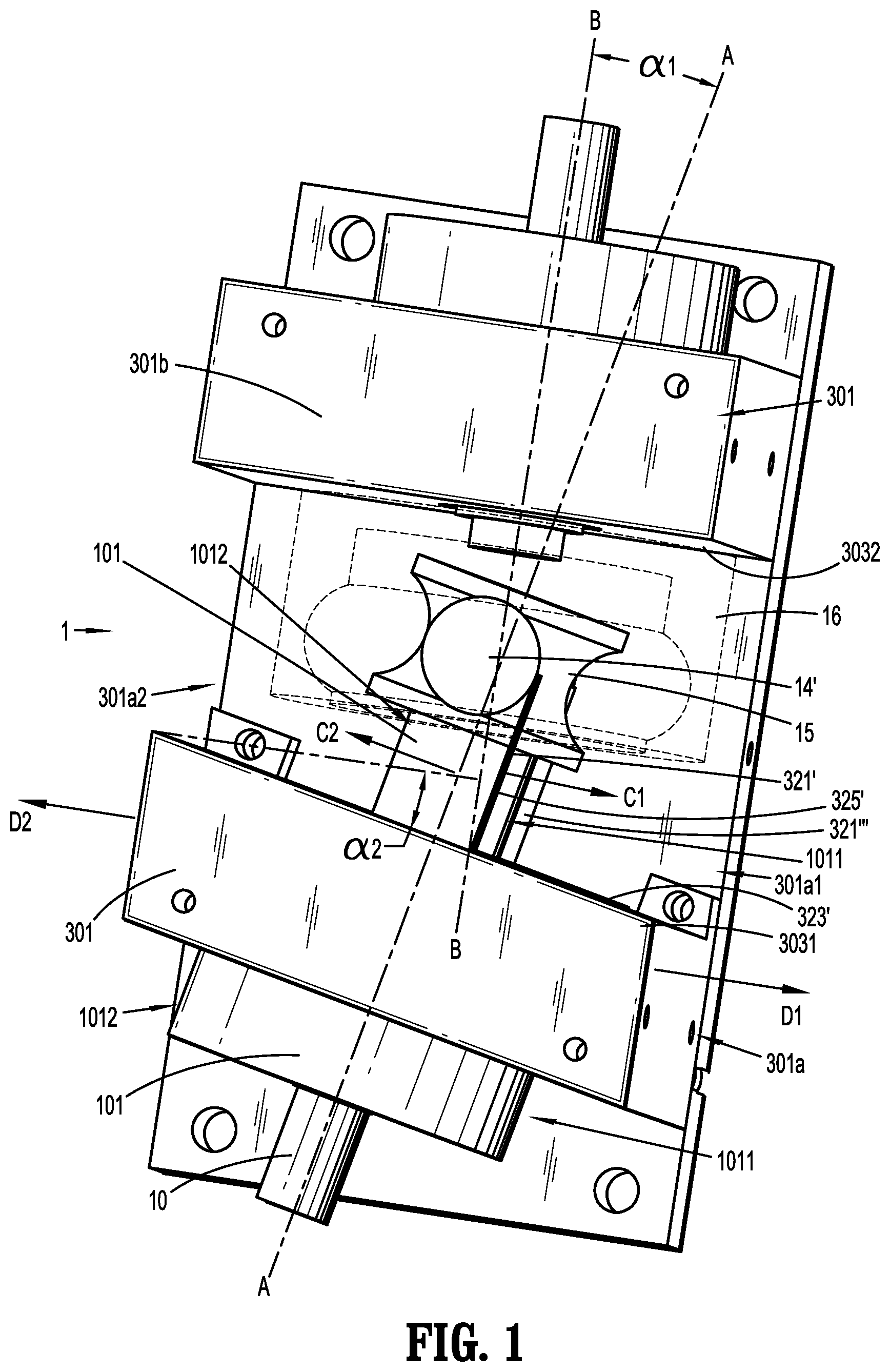 Patent US11773946 Figure 1 – Gearless transmission unit having unilaterally positioned finger assists