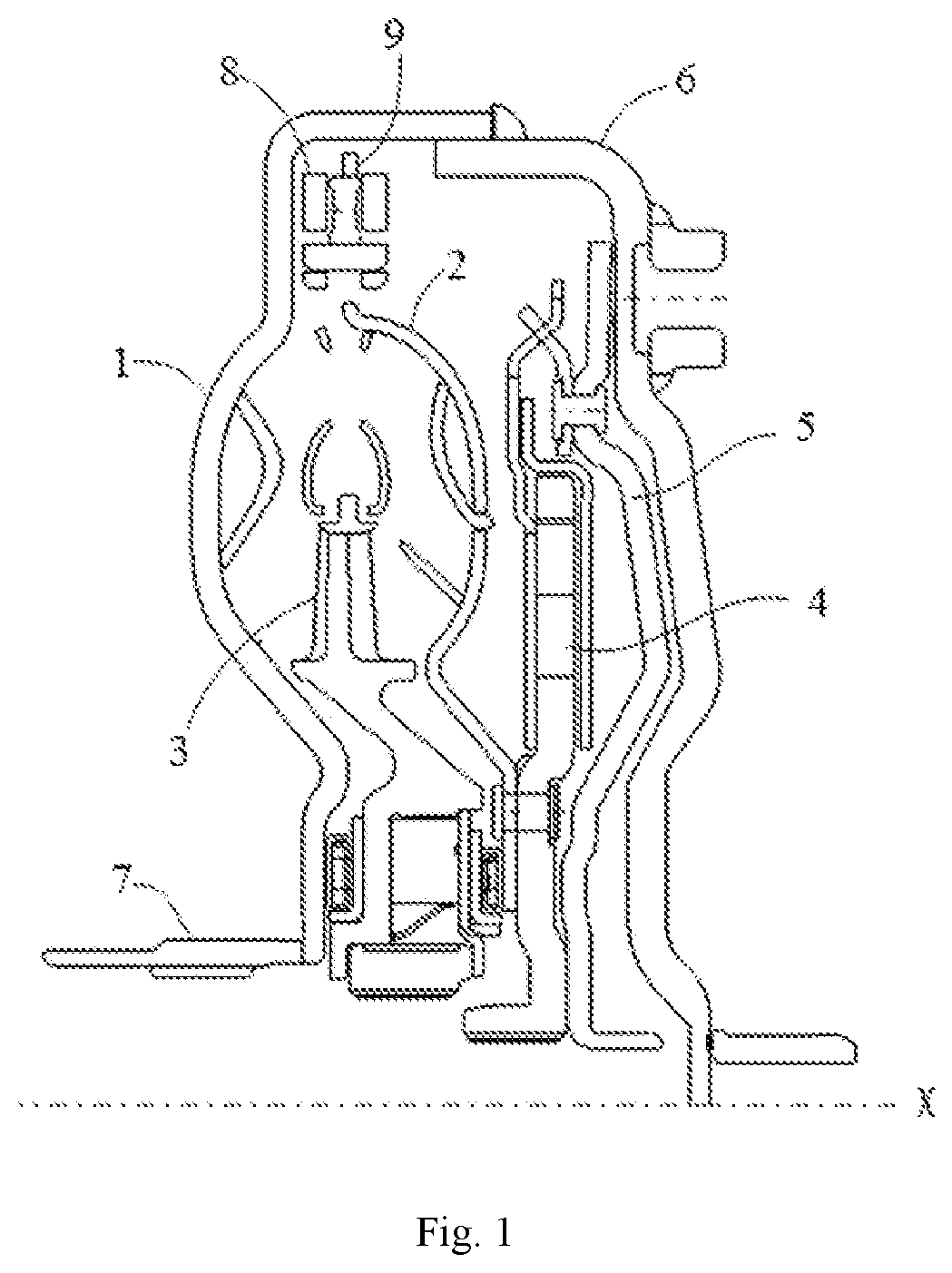 Patent US11773953 Figure 1 – Torque converter and vehicle including the torque converter