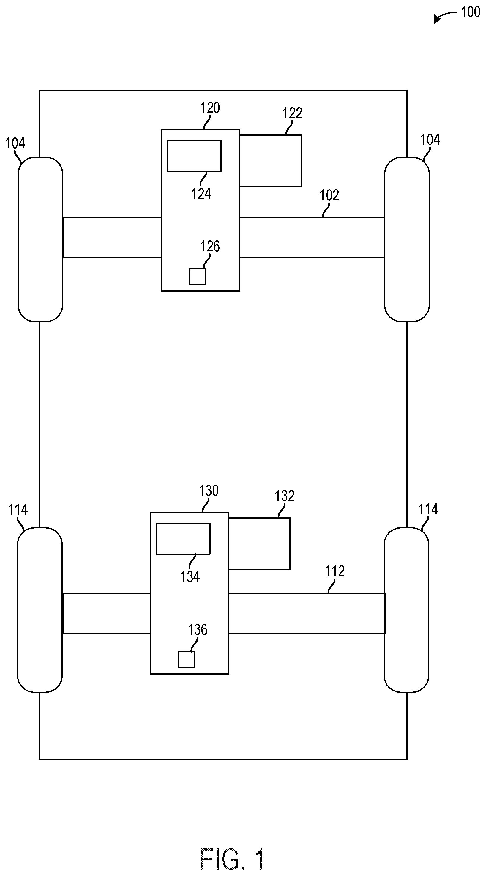 Patent US11773957 Figure 1 – Systems for electric vehicle