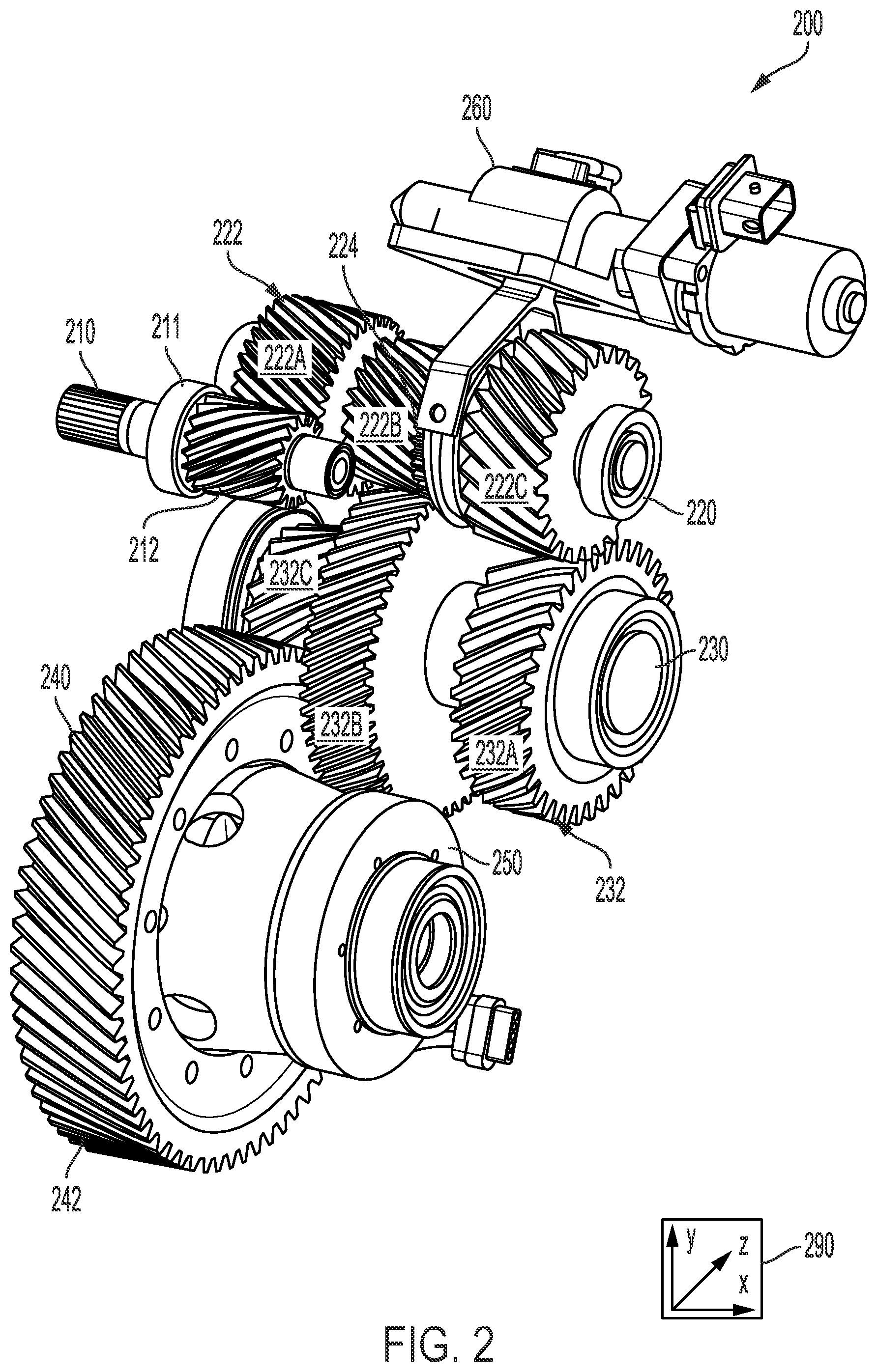 Patent US11773957 Figure 2 – Systems for electric vehicle