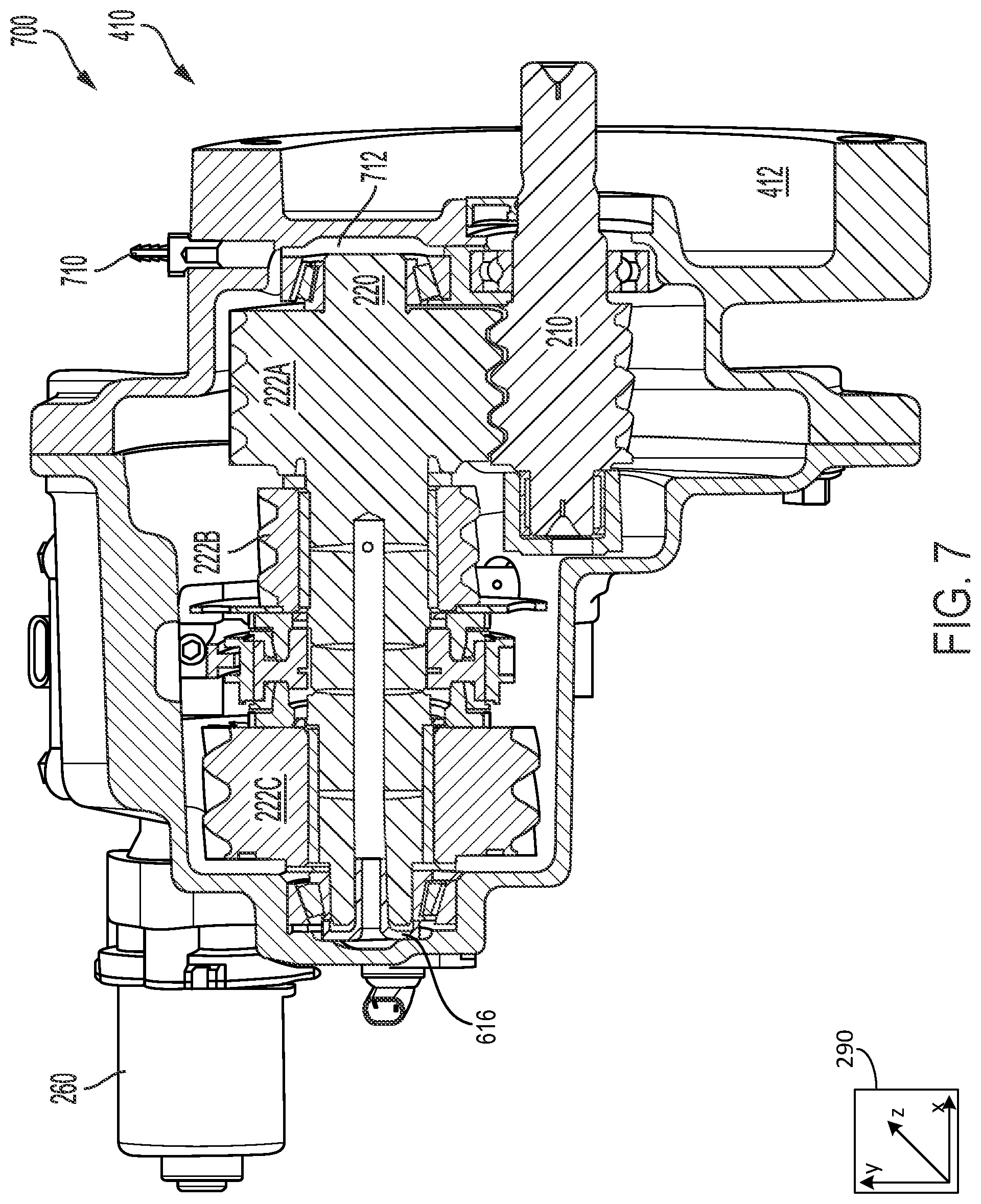 Patent US11773957 Figure 8 – Systems for electric vehicle