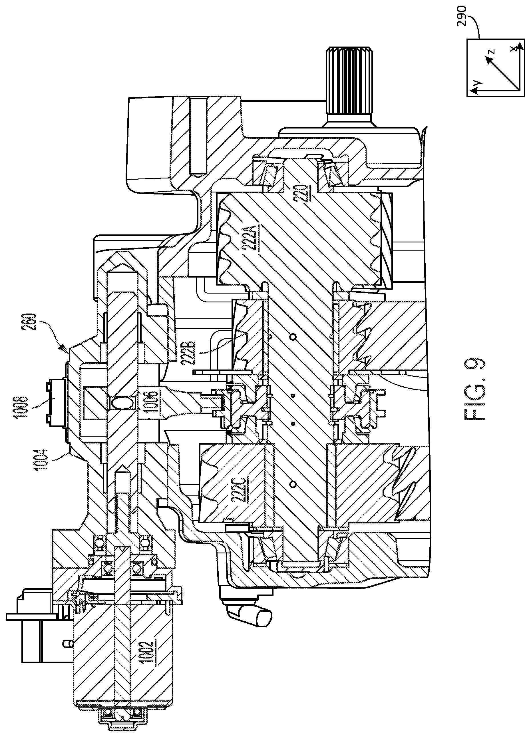 Patent US11773957 Figure 10 – Systems for electric vehicle