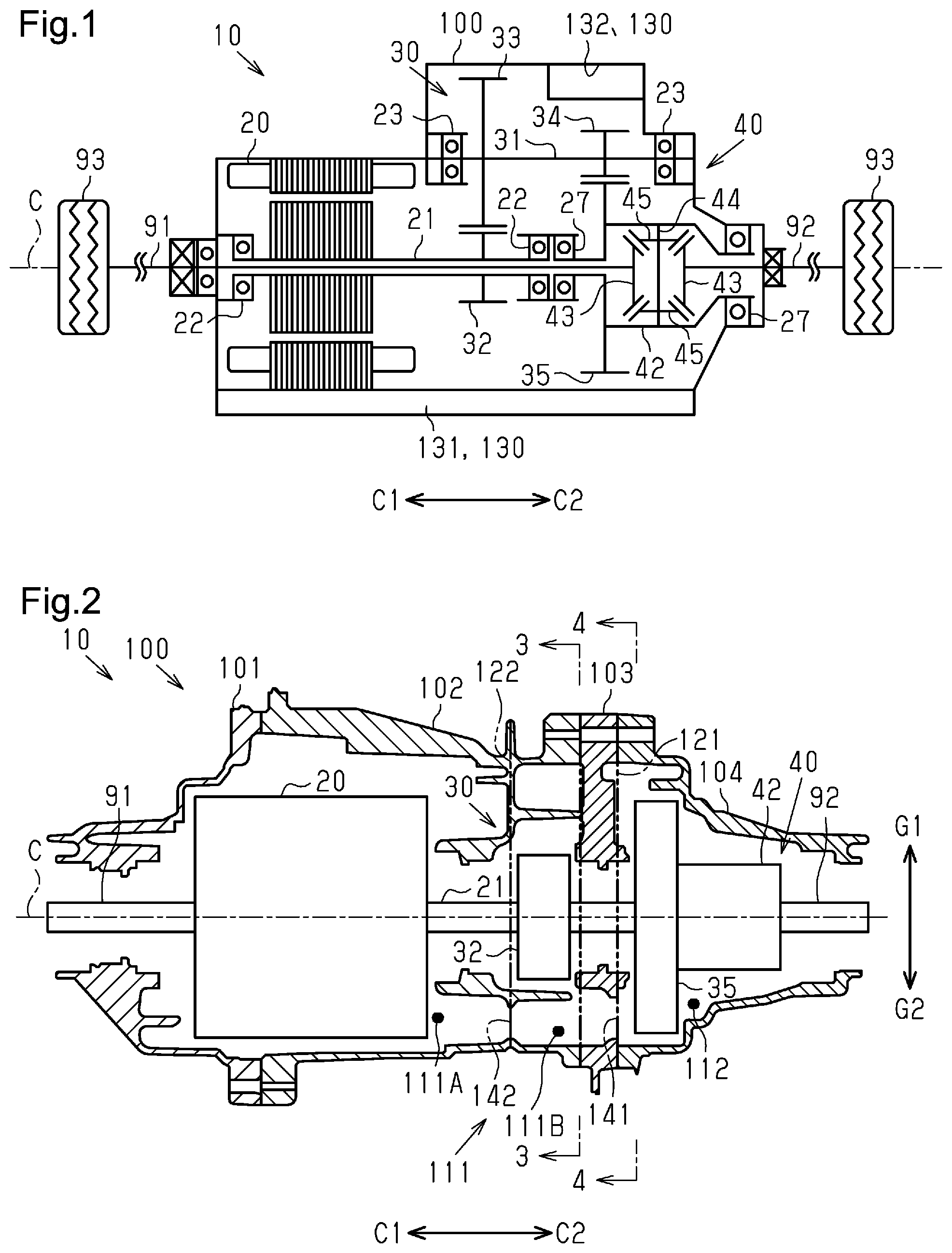 Patent US11773959 Figure 1 – Driving force transmitting device