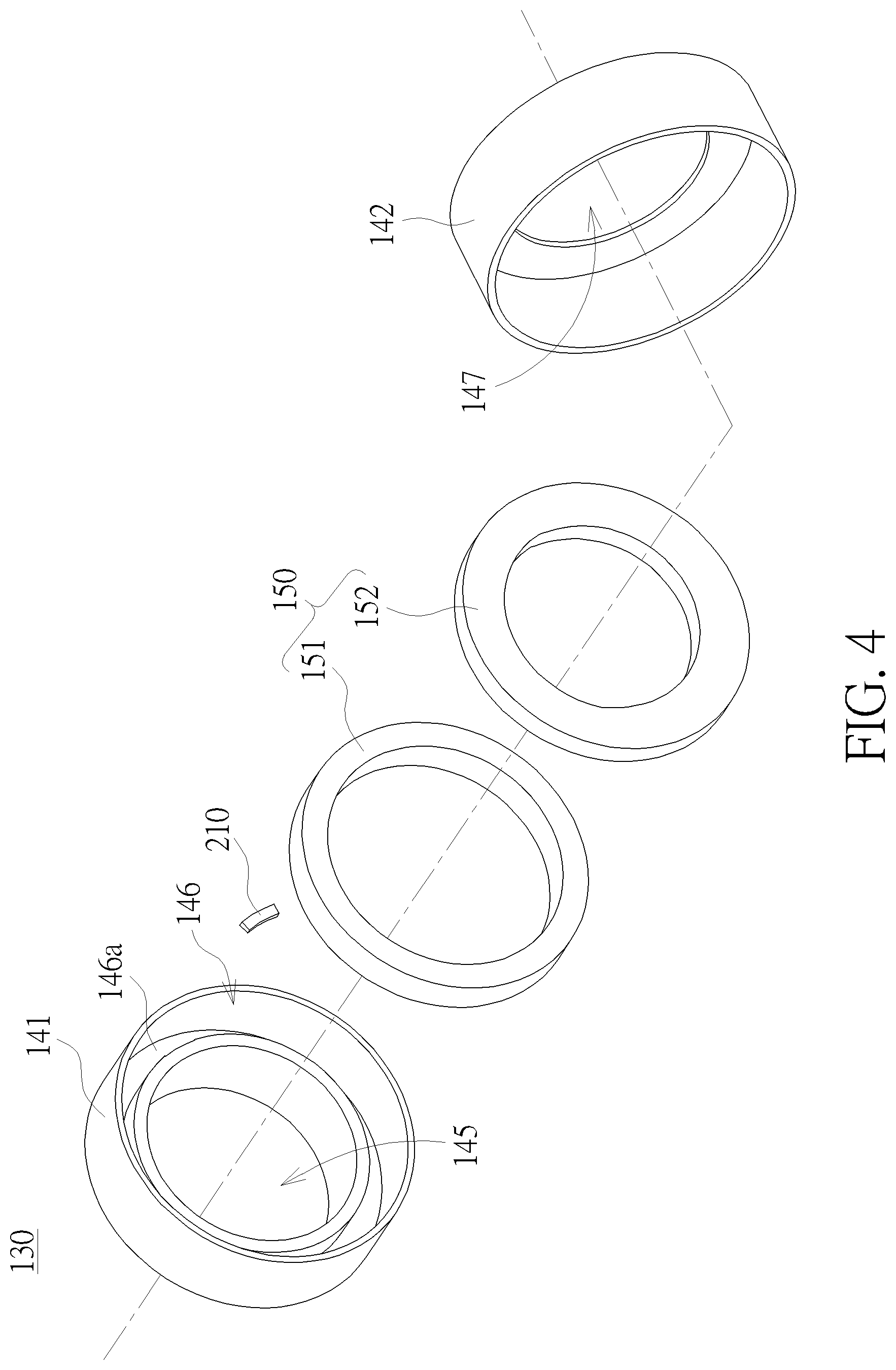 Patent US11773960 Figure 4 – Linear transmission device with capability of real-time monitoring of amount of lubricant
