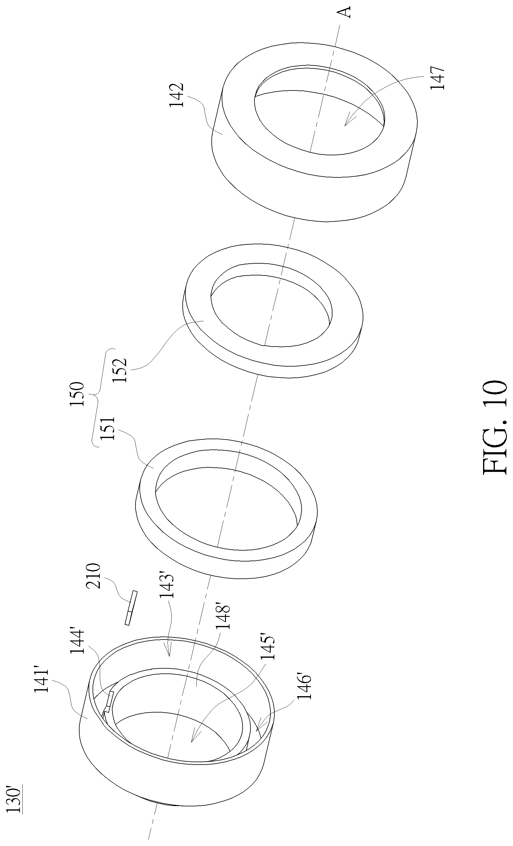 Patent US11773960 Figure 9 – Linear transmission device with capability of real-time monitoring of amount of lubricant