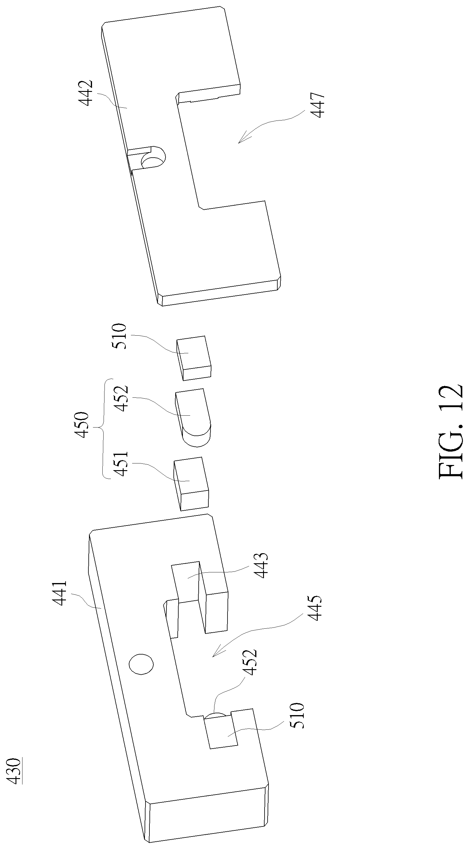 Patent US11773960 Figure 11 – Linear transmission device with capability of real-time monitoring of amount of lubricant