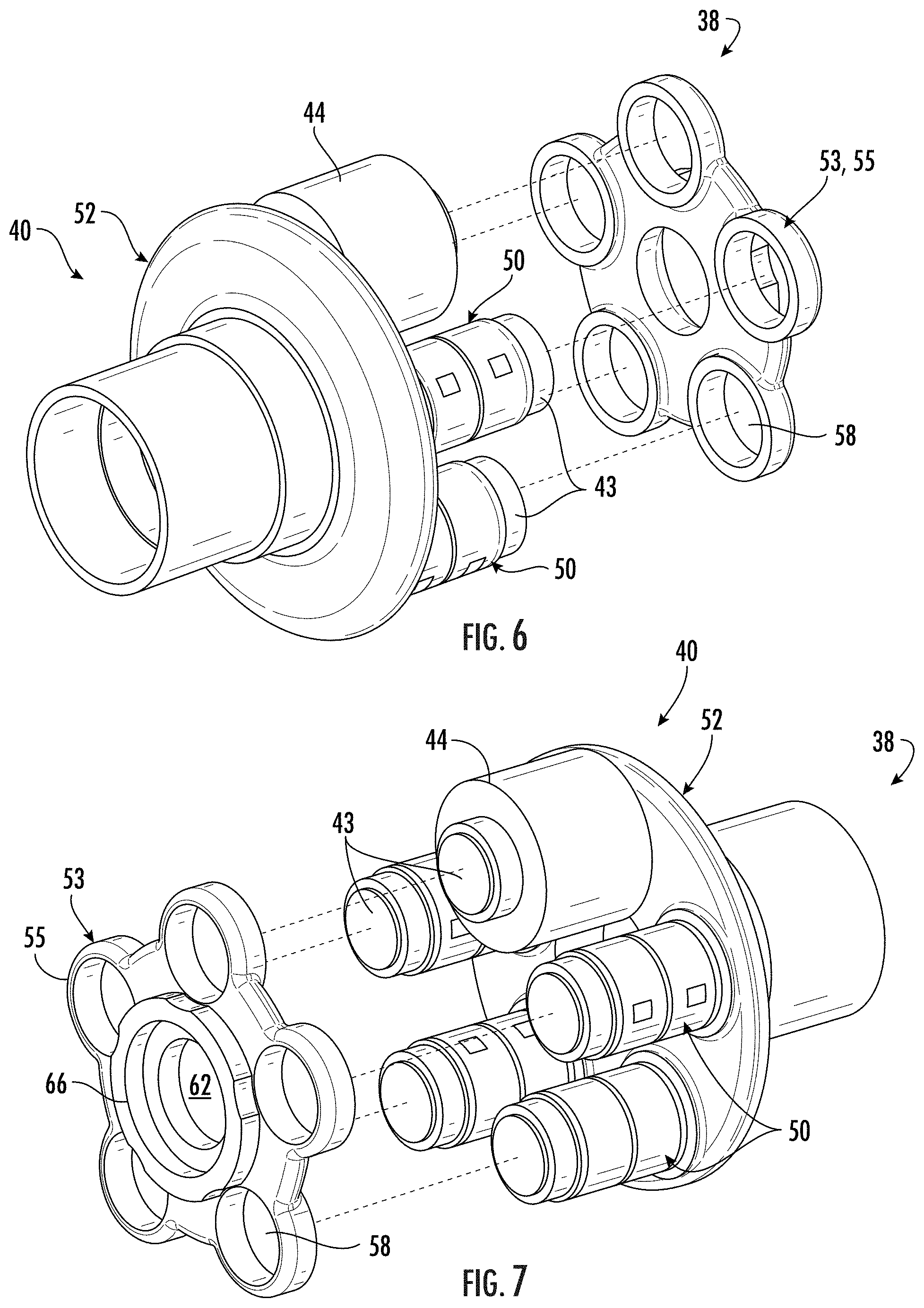 Patent US11773963 Figure 5 – Wind turbine gearbox carrier with integrated pin shafts and method of manufacturing same