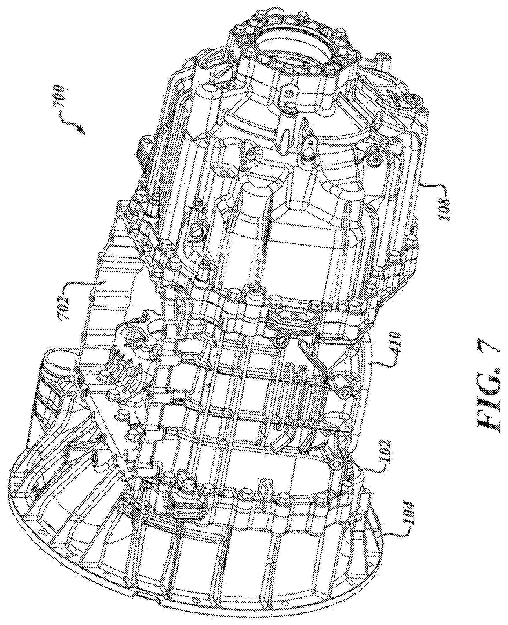 Patent US11773964 Figure 7 – System, method, and apparatus for operating a high efficiency, high output transmission