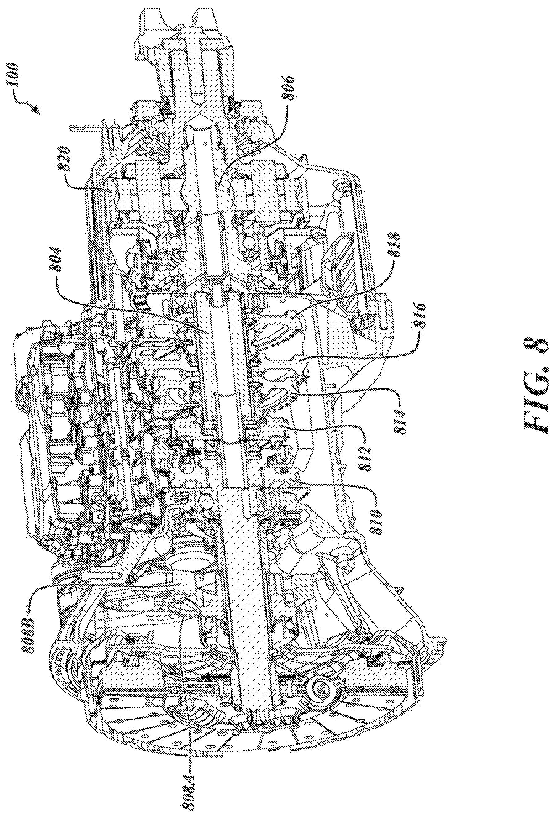 Patent US11773964 Figure 8 – System, method, and apparatus for operating a high efficiency, high output transmission