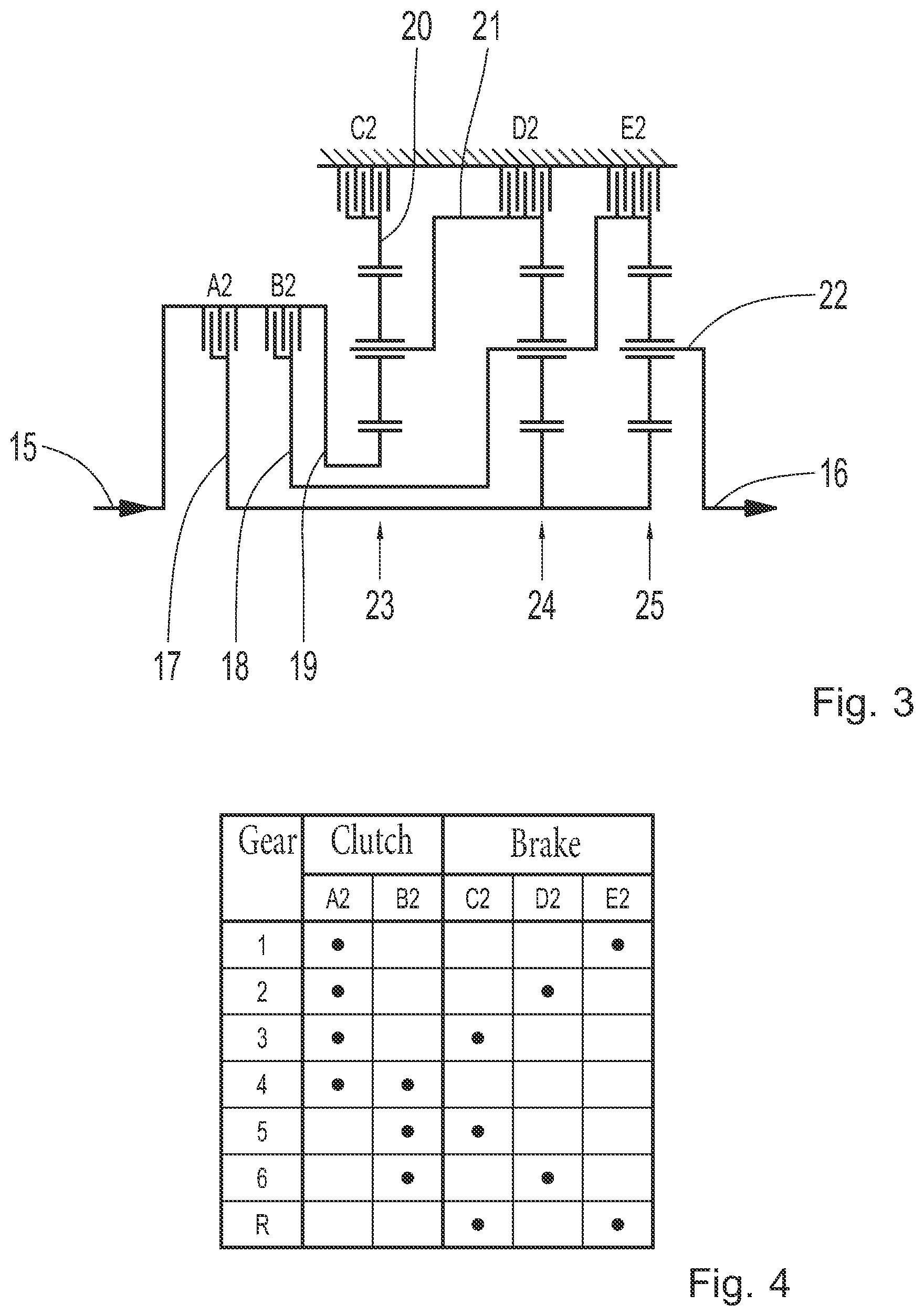 Patent US11773967 Figure 2 – Method and transmission control apparatus for operating a multiple-speed vehicle transmission