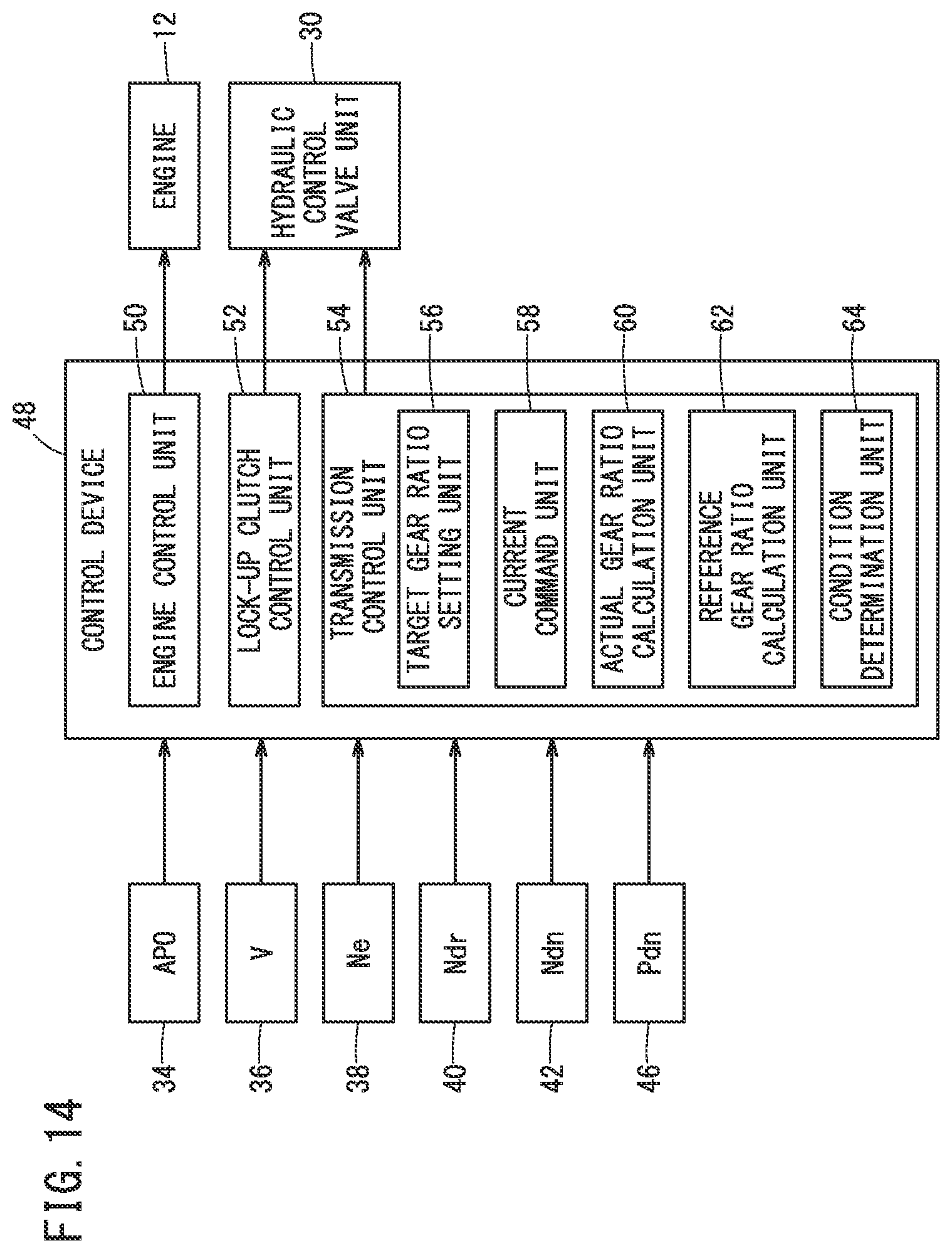 Patent US11773971 Figure 14 – Vehicular continuously variable transmission, vehicle equipped with vehicular continuously variable transmission, and method of controlling vehicular continuously variable transmission