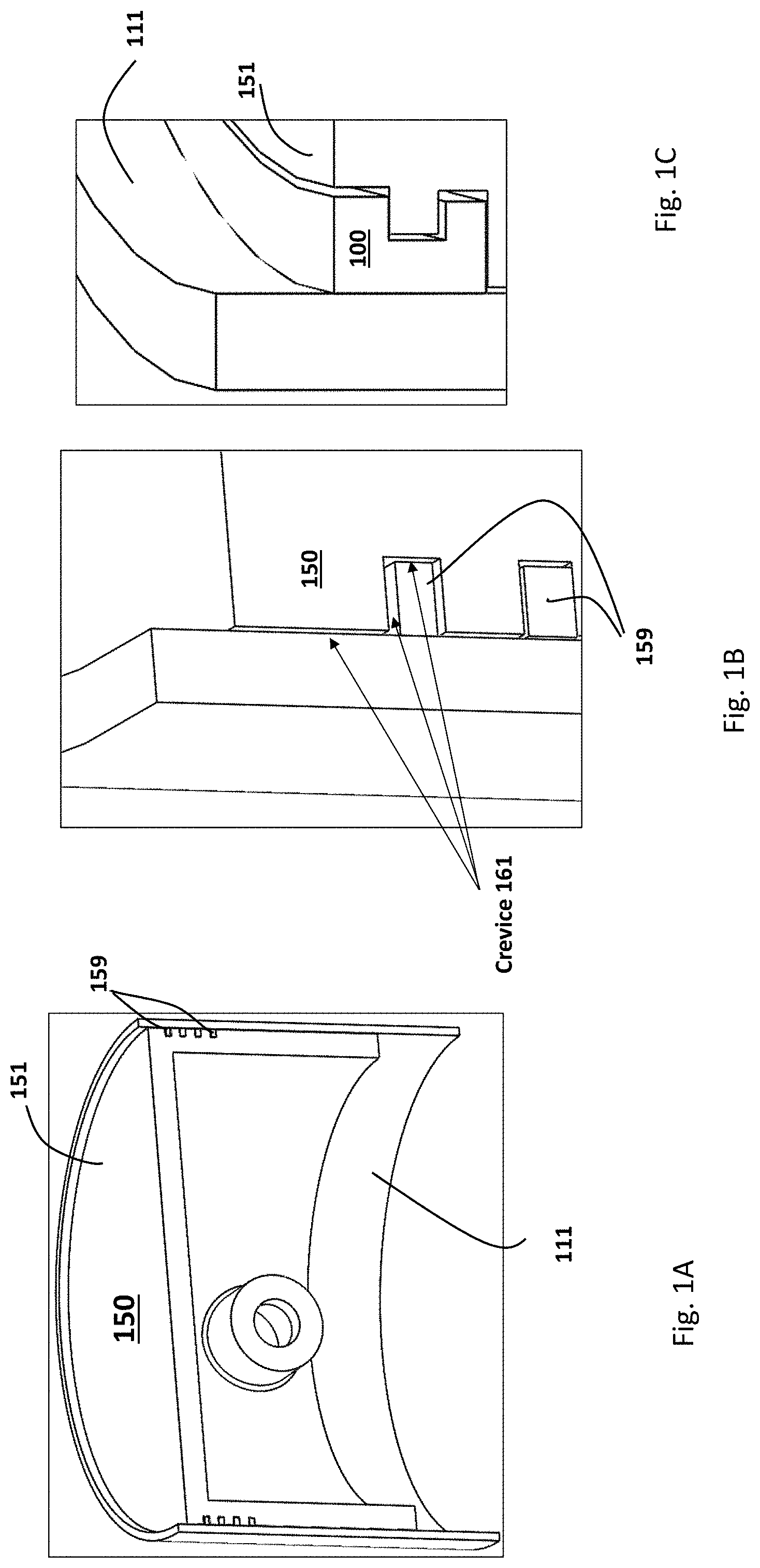 Patent US11773974 Figure 1 – Combination piston and piston ring for reducing crevice volume