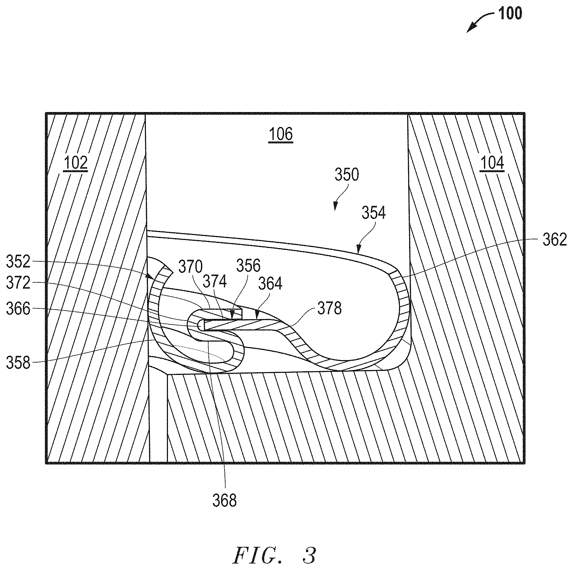 Patent US11773977 Figure 3 – Bimetallic seal