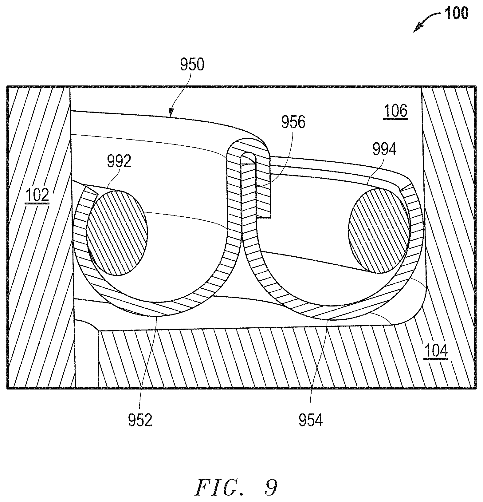 Patent US11773977 Figure 9 – Bimetallic seal
