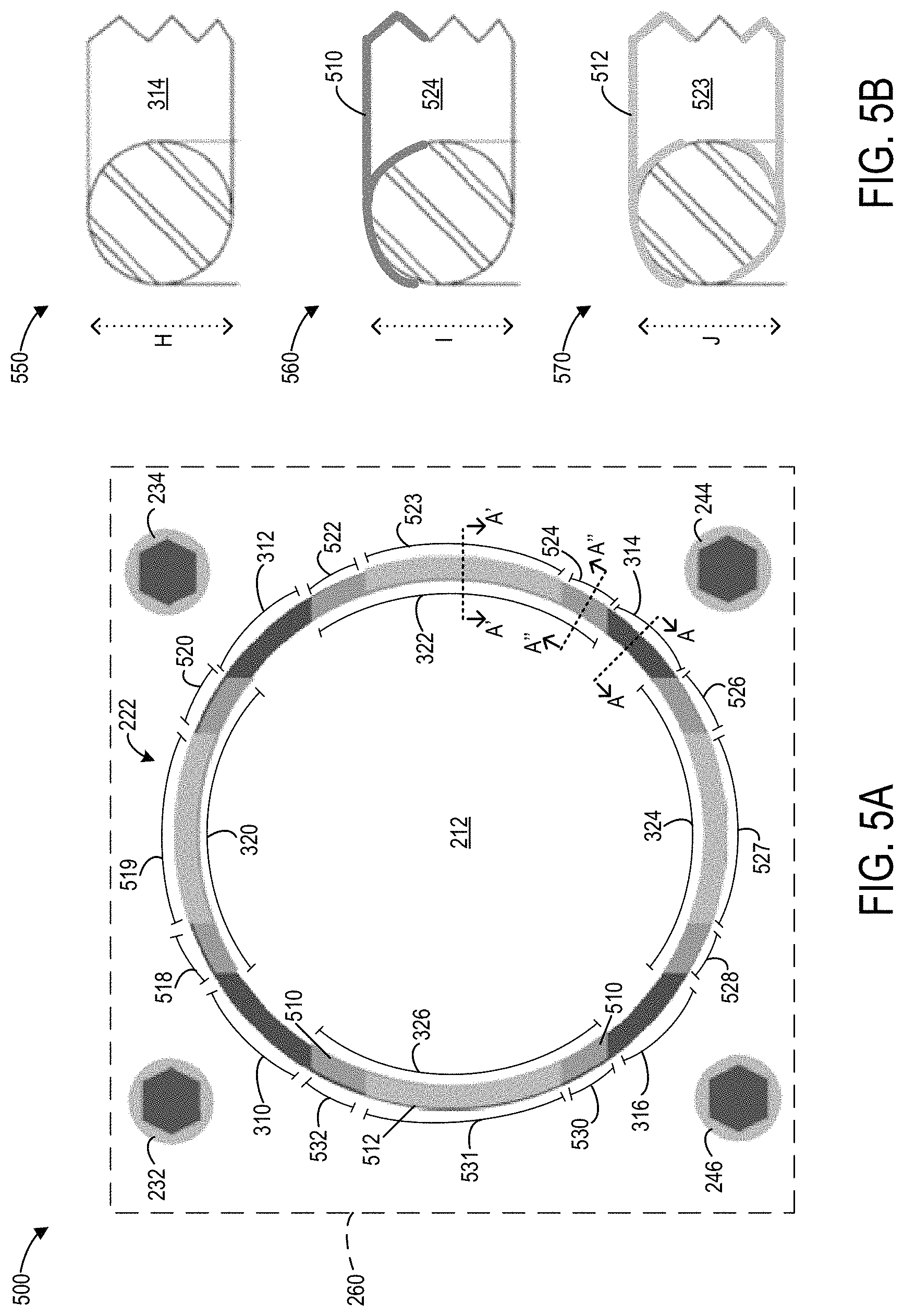 Patent US11773978 Figure 5 – Wire ring combustion seal for automotive engine