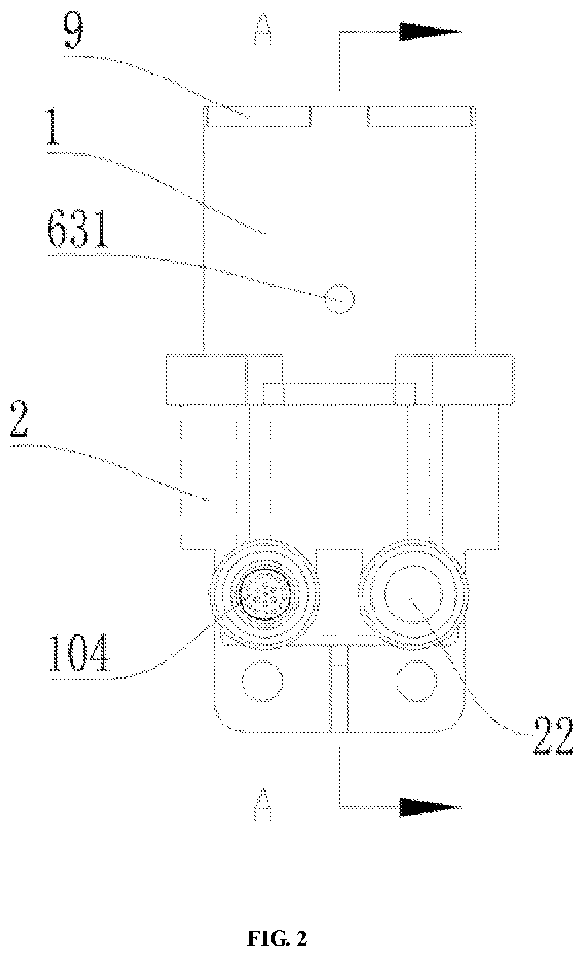 Patent US11773984 Figure 2 – Electrically operated water valve and application of electrically operated water valve on electric appliance