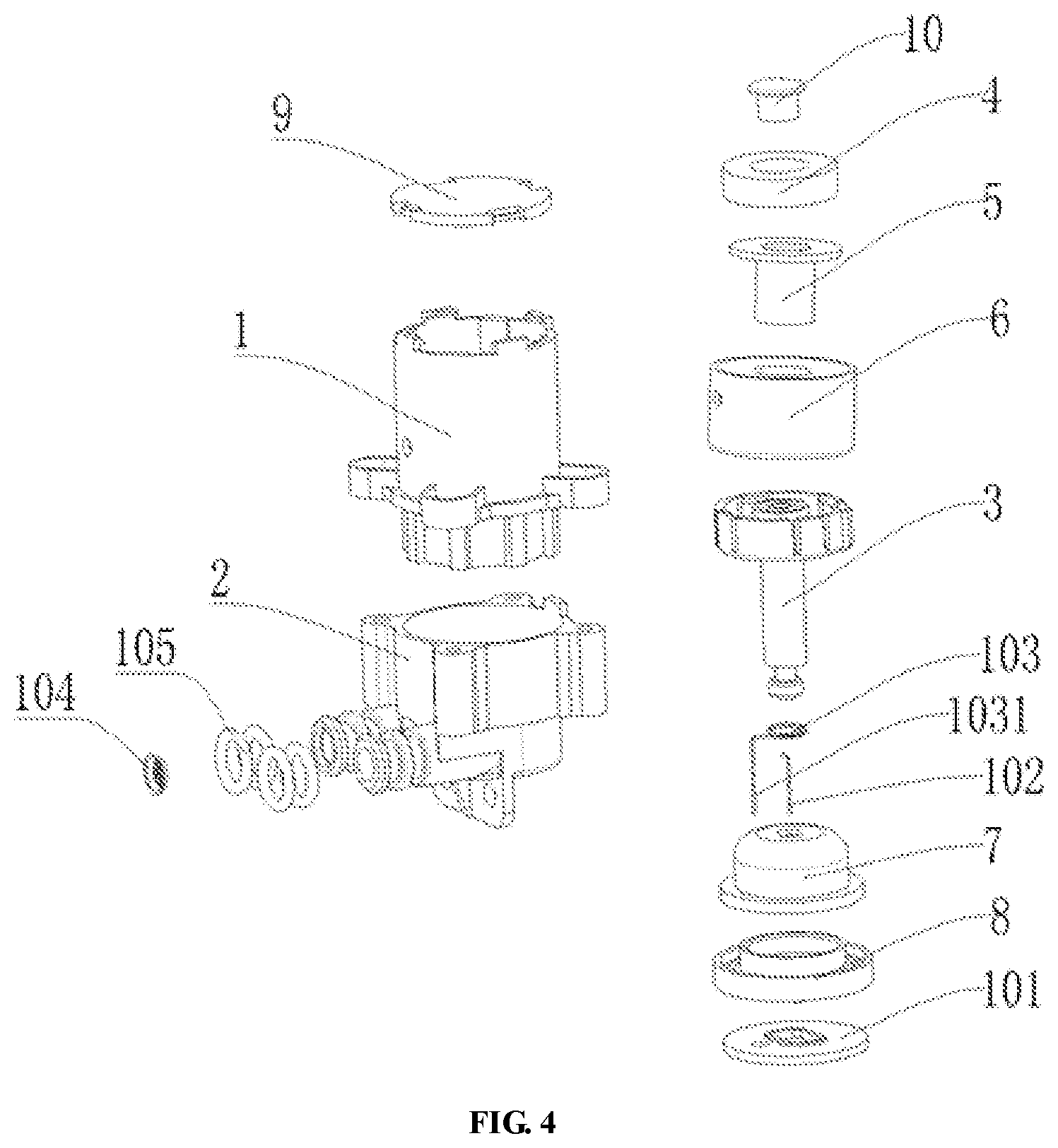 Patent US11773984 Figure 4 – Electrically operated water valve and application of electrically operated water valve on electric appliance