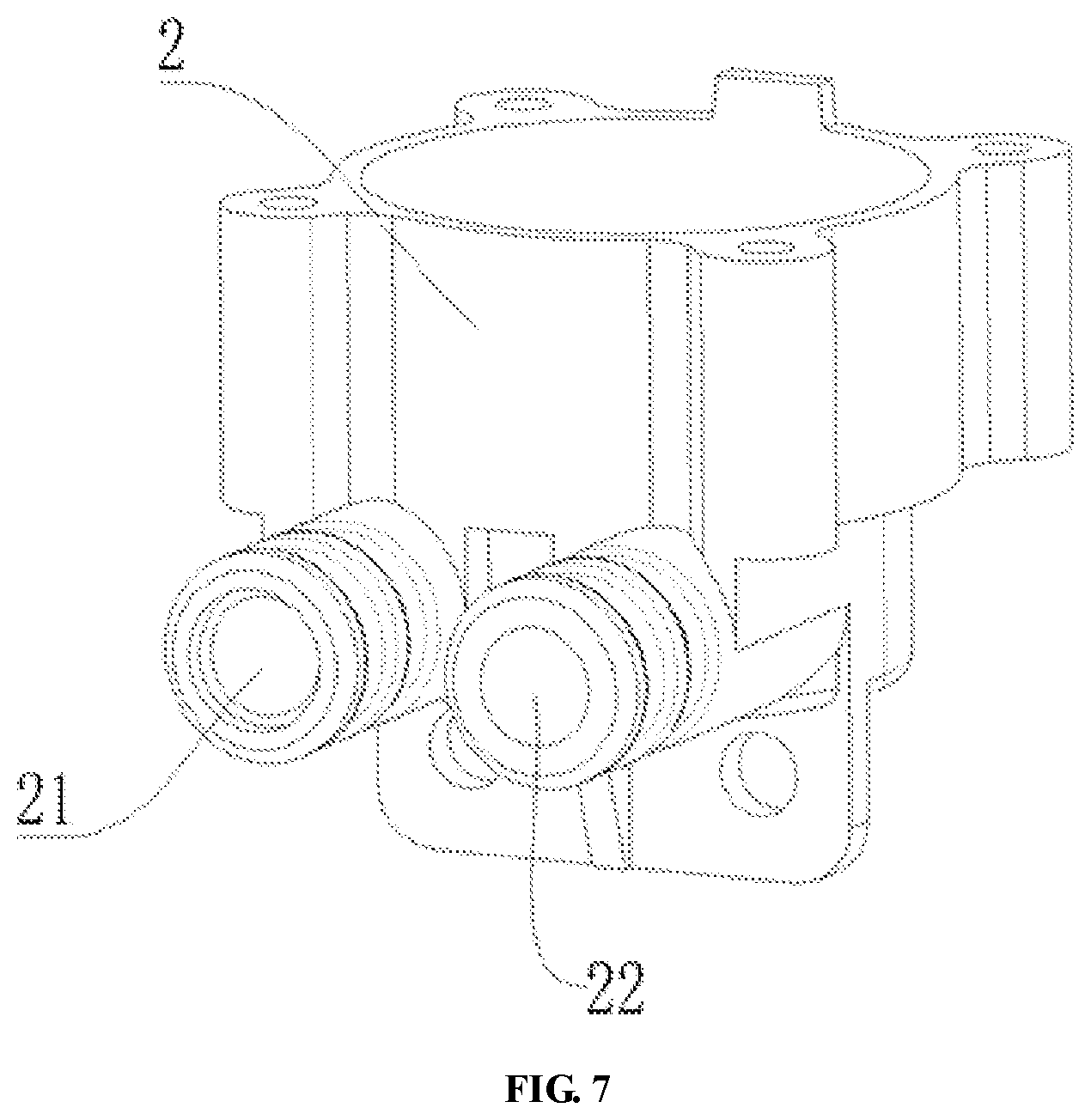 Patent US11773984 Figure 7 – Electrically operated water valve and application of electrically operated water valve on electric appliance