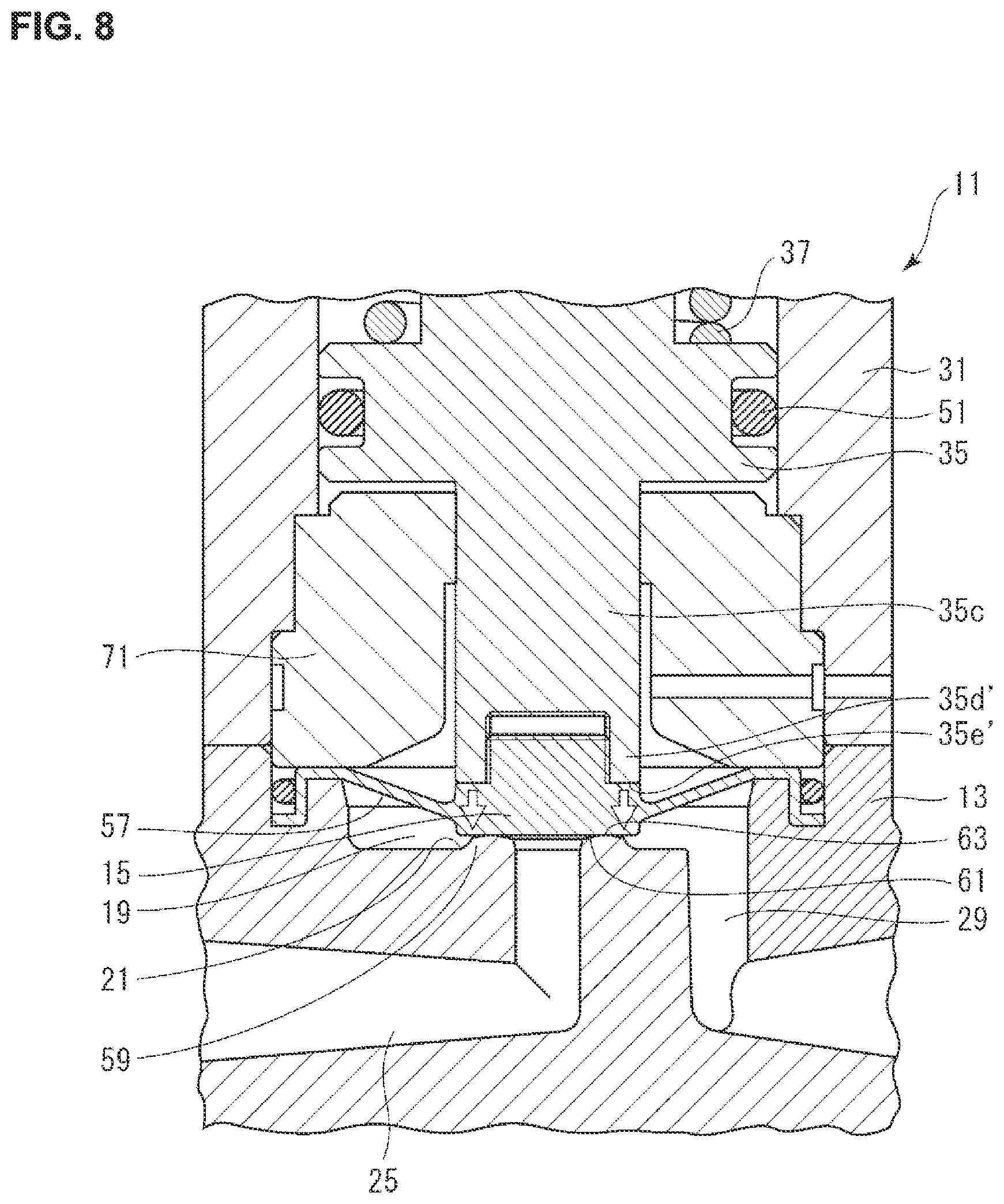 Patent US11773985 Figure 8 – Valve device