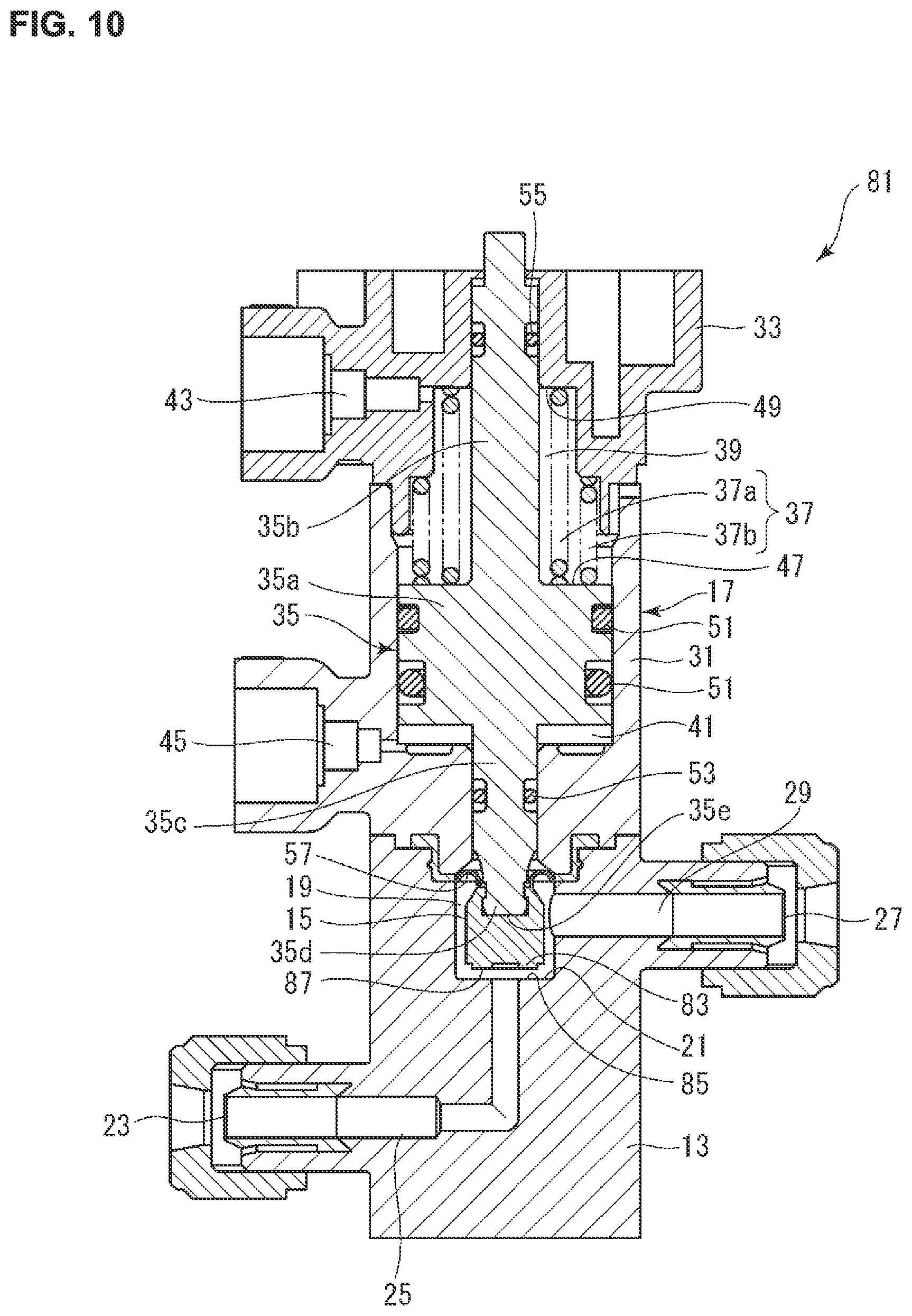 Patent US11773985 Figure 10 – Valve device