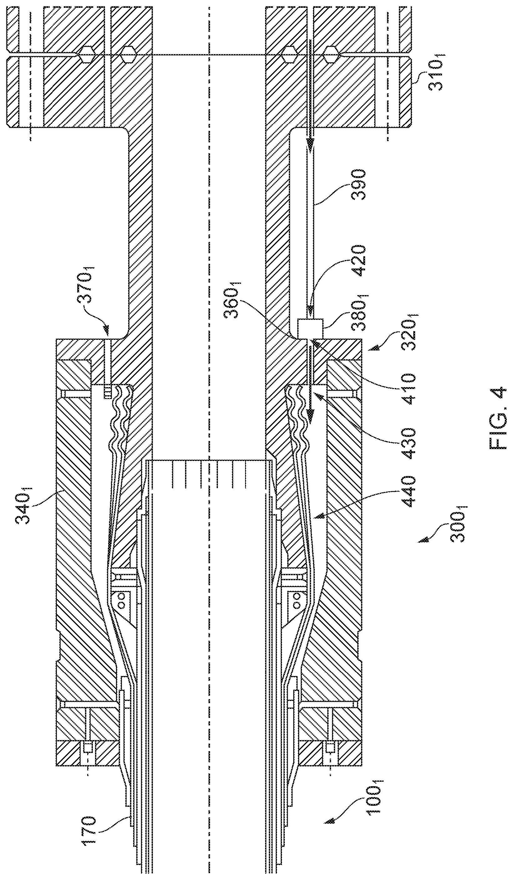 Patent US11773986 Figure 4 – Selective connection of annular regions
