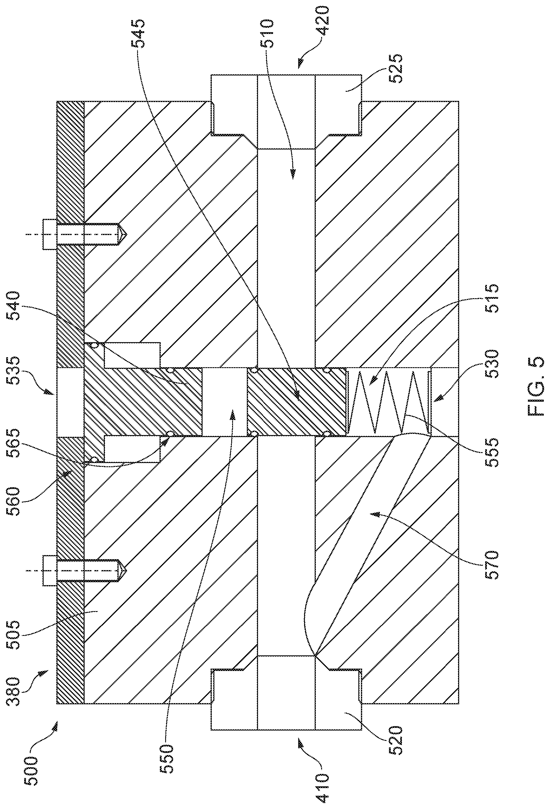 Patent US11773986 Figure 5 – Selective connection of annular regions