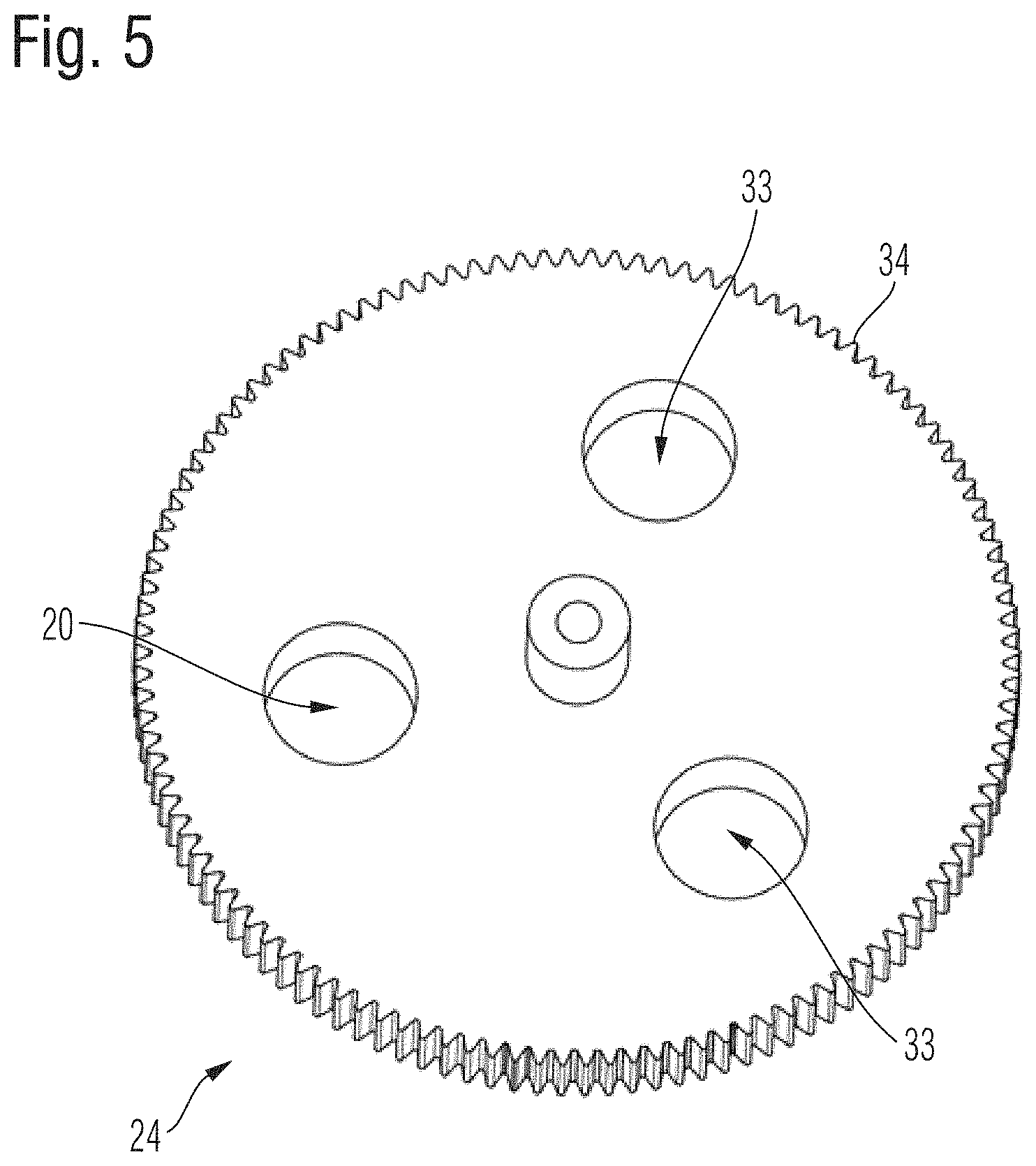 Patent US11773987 Figure 5 – Flow modulator for a fluid