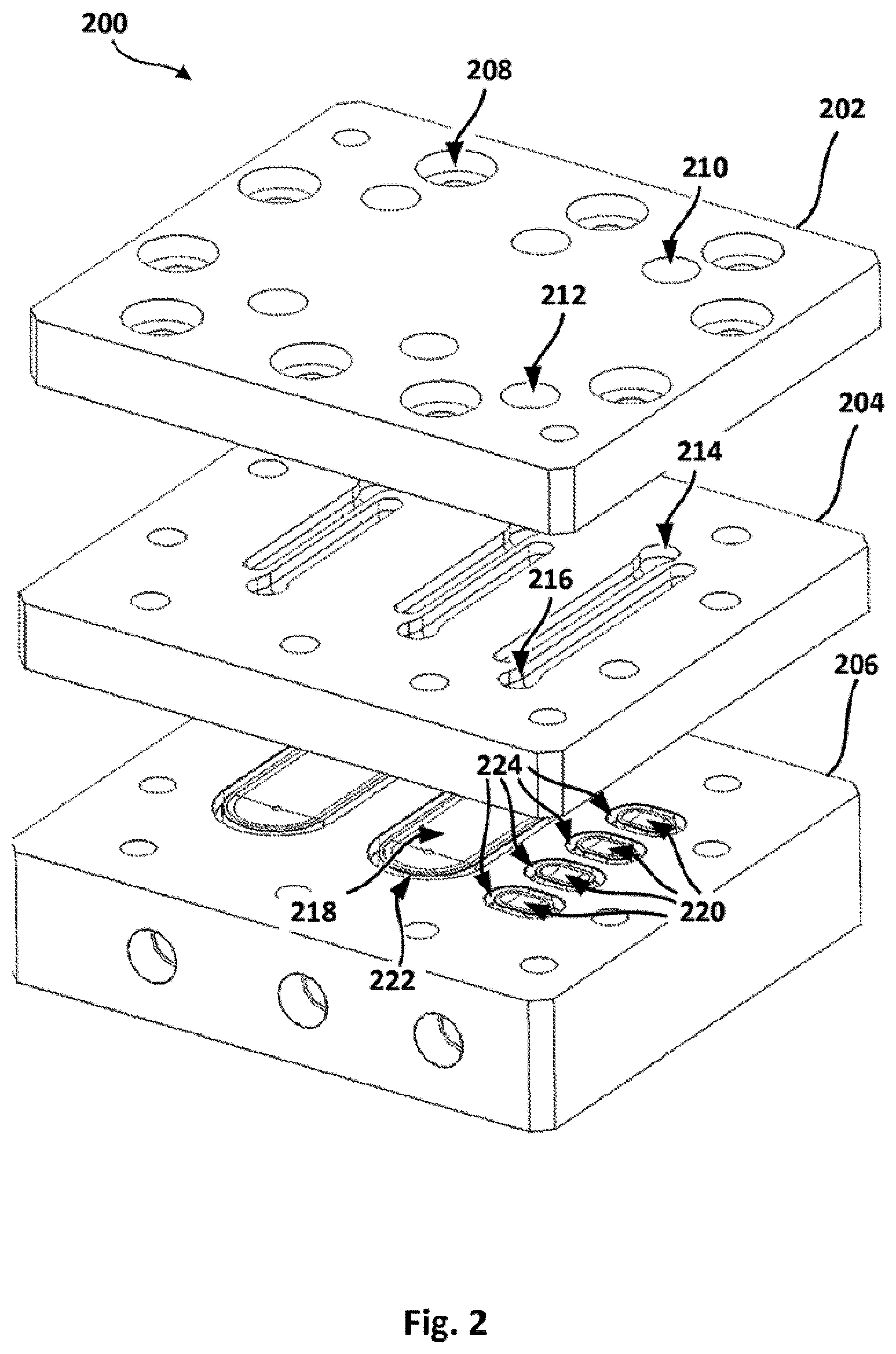 Patent US11773989 Figure 2 – High-flow fluid valve block