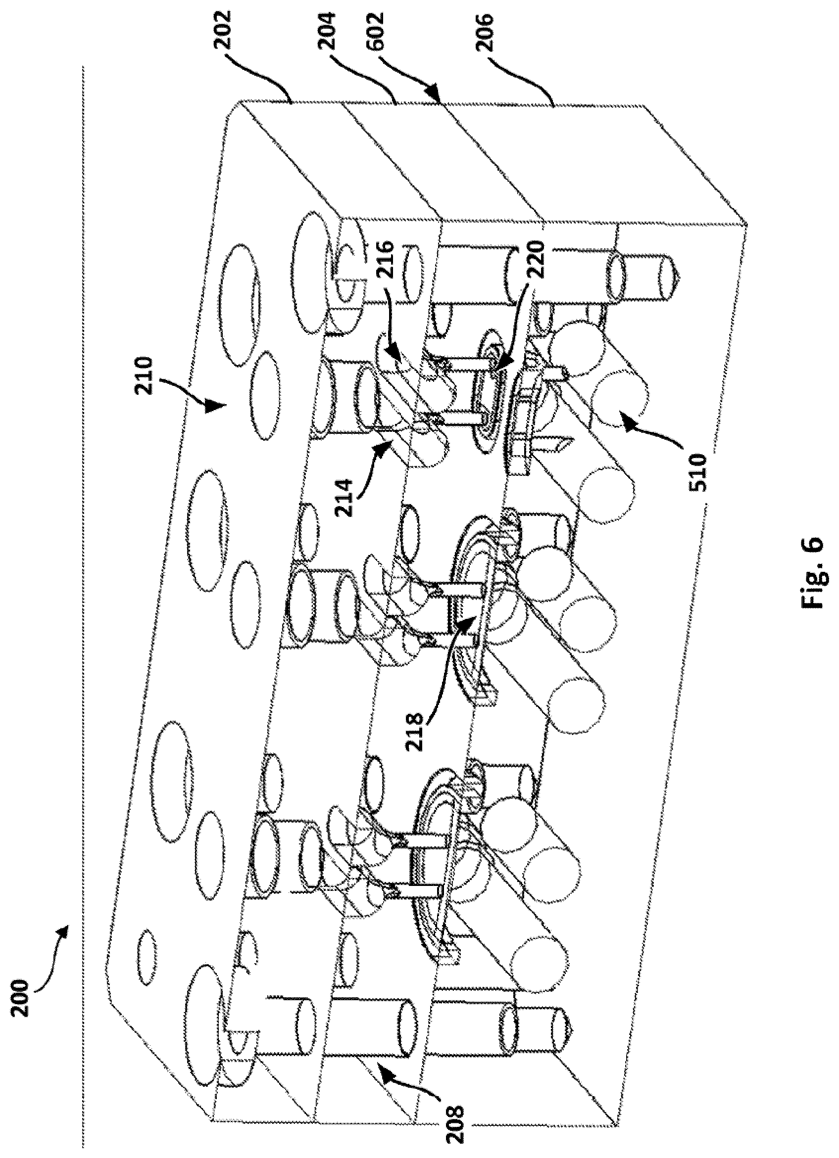 Patent US11773989 Figure 6 – High-flow fluid valve block