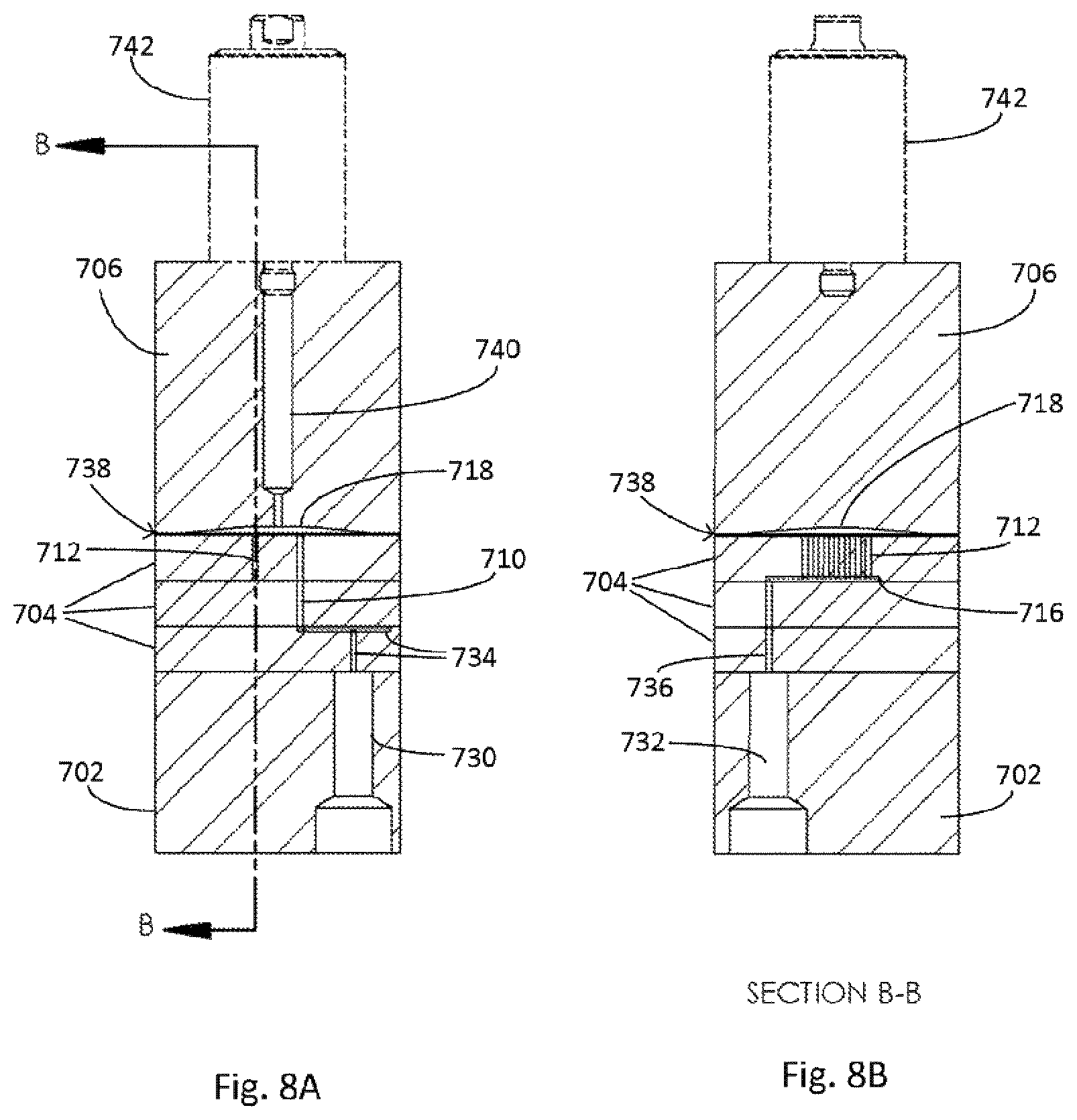 Patent US11773989 Figure 8 – High-flow fluid valve block