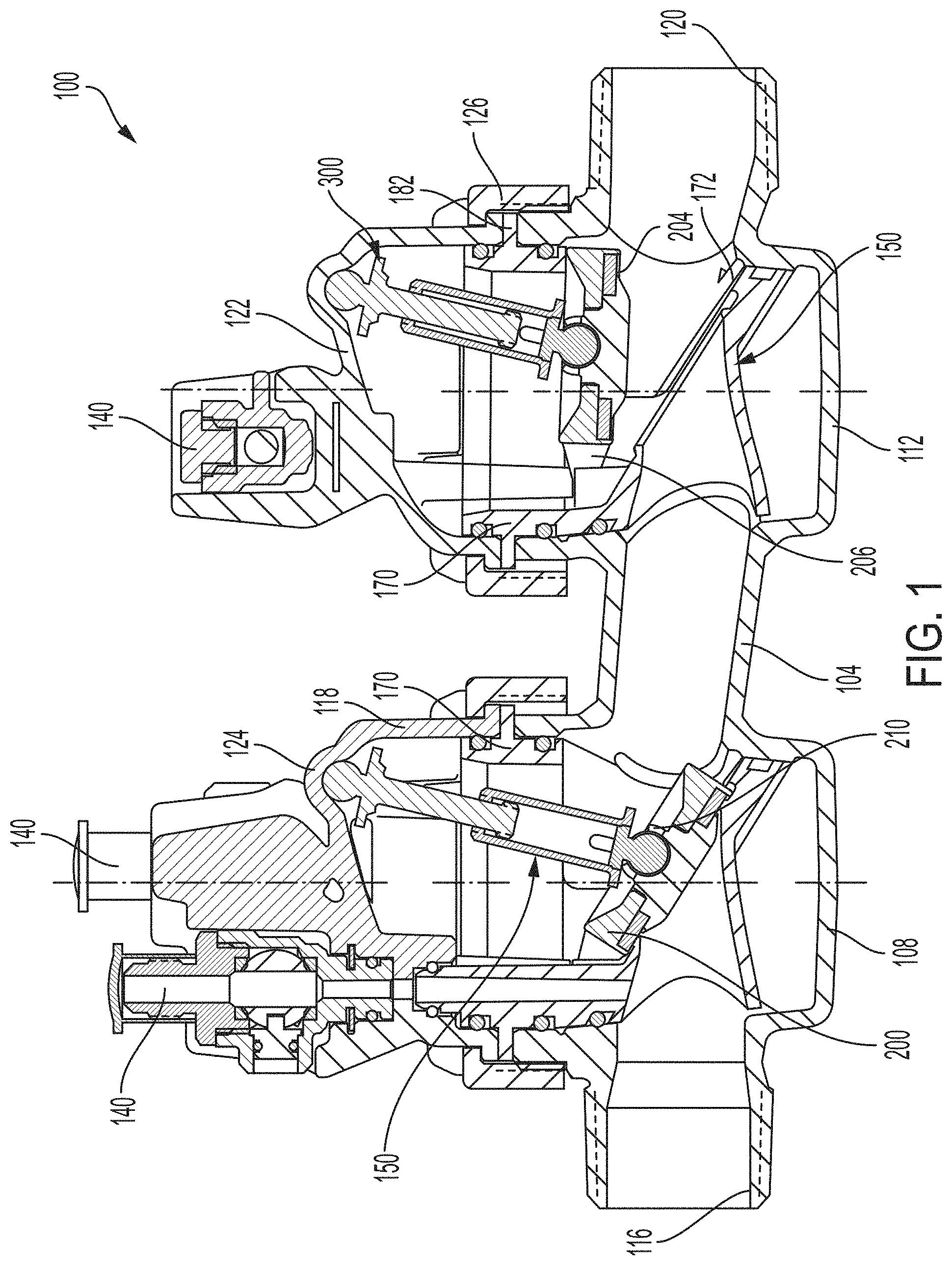 Patent US11773992 Figure 1 – Backflow prevention assembly with a linkage