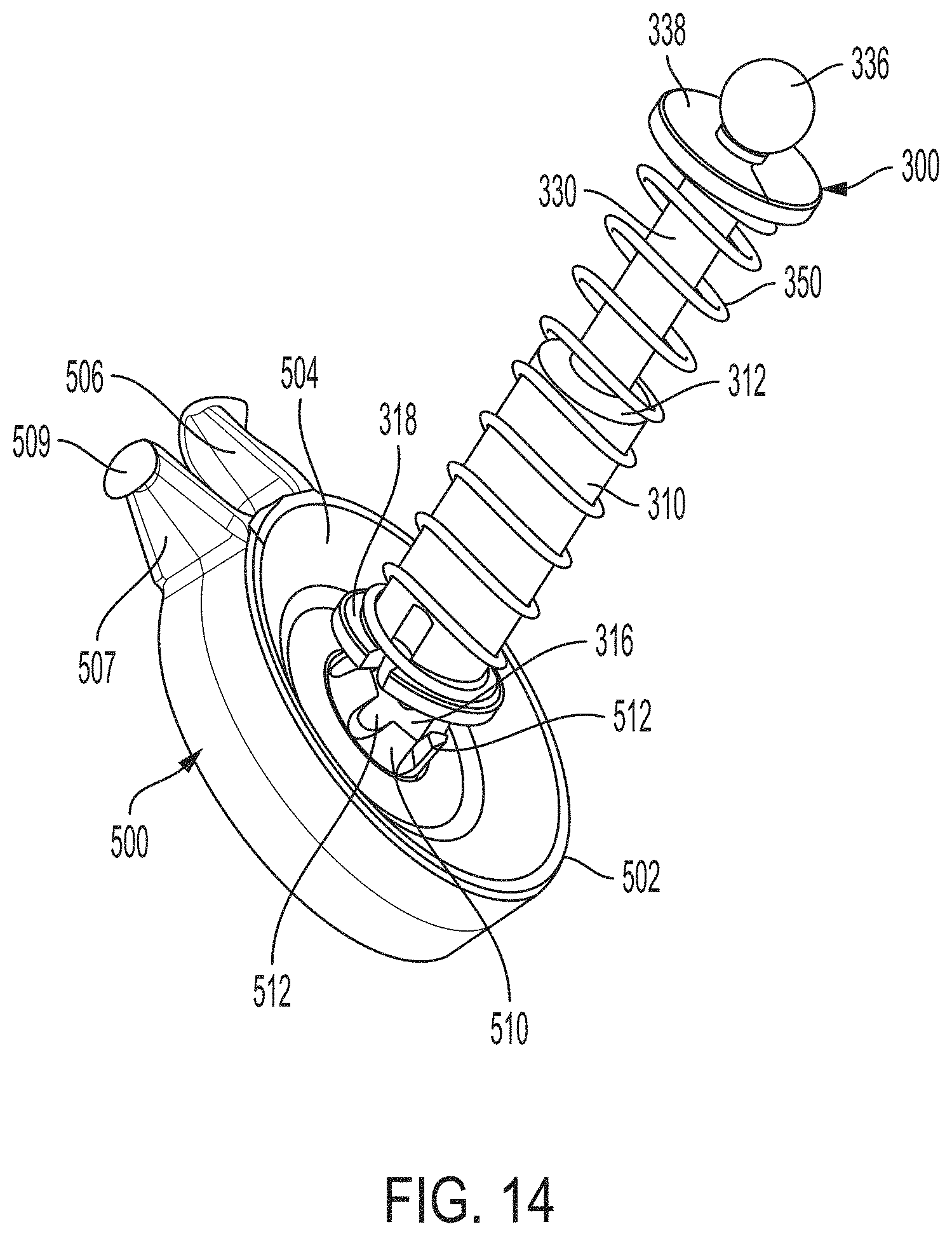 Patent US11773992 Figure 10 – Backflow prevention assembly with a linkage