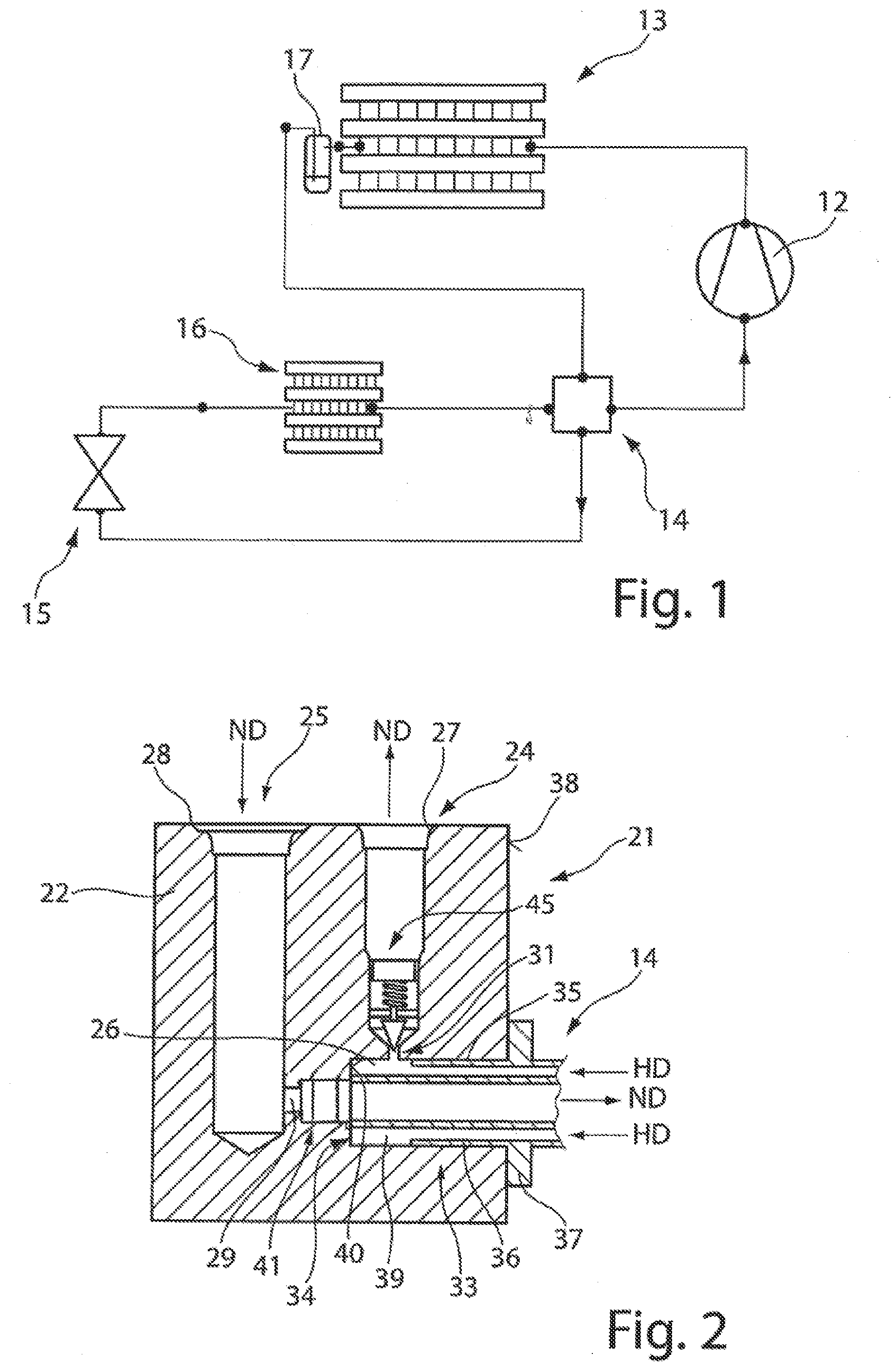 Patent US11773993 Figure 1 – Non-return valve, in particular for a refrigeration or heat circuit