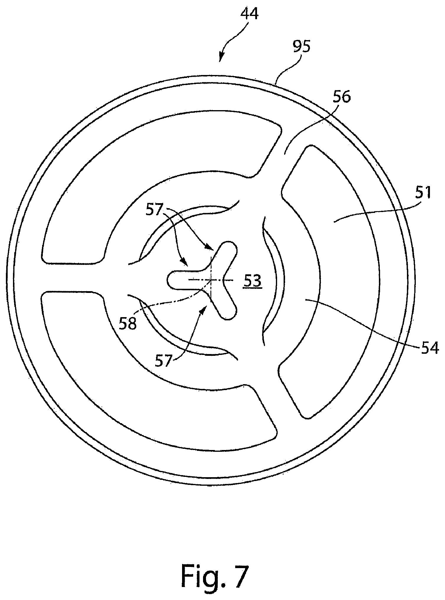 Patent US11773993 Figure 5 – Non-return valve, in particular for a refrigeration or heat circuit