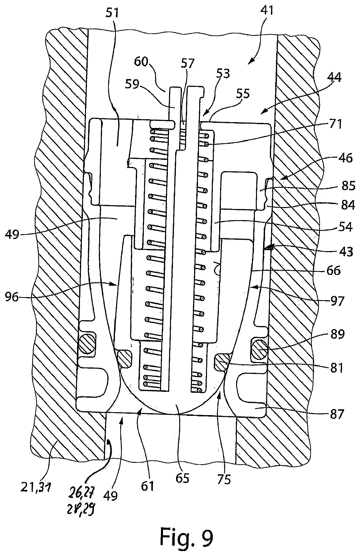 Patent US11773993 Figure 7 – Non-return valve, in particular for a refrigeration or heat circuit