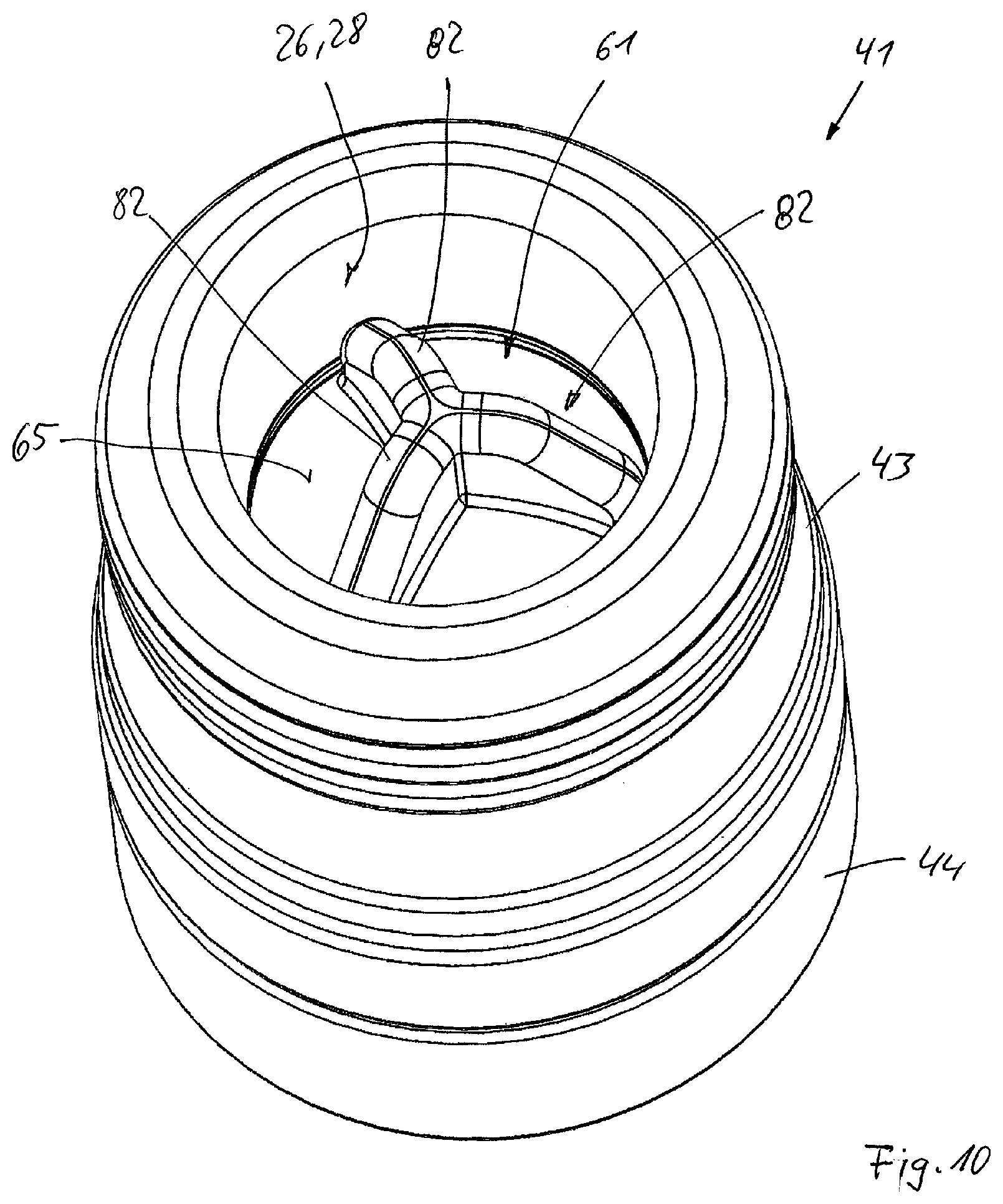 Patent US11773993 Figure 8 – Non-return valve, in particular for a refrigeration or heat circuit