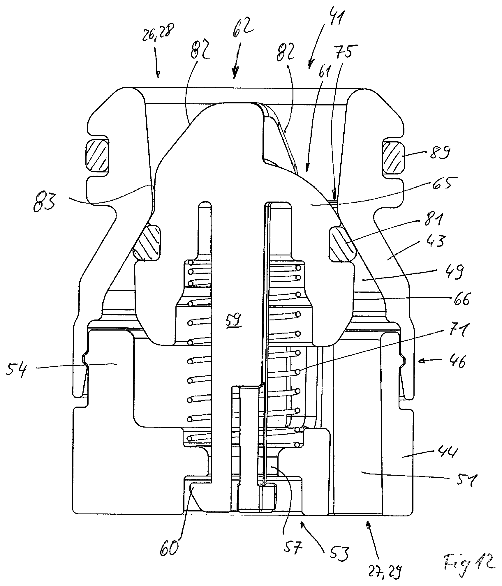 Patent US11773993 Figure 10 – Non-return valve, in particular for a refrigeration or heat circuit