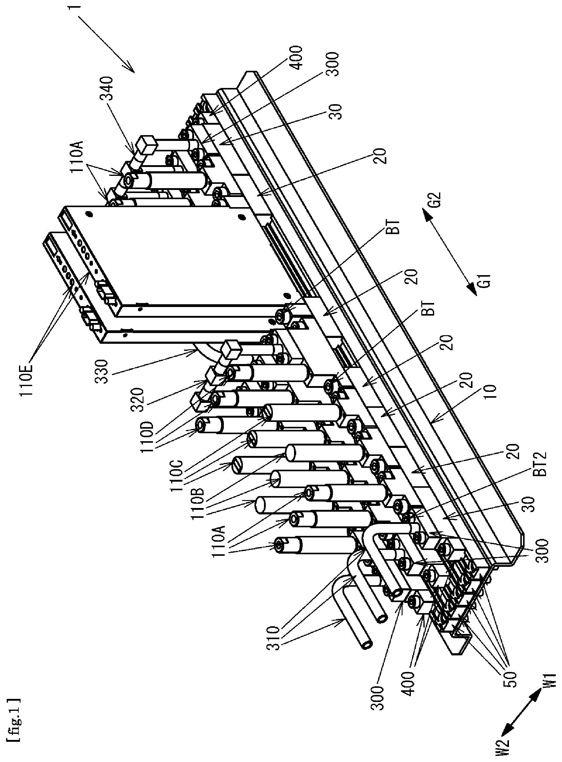 Patent US11774000 Figure 1 – Fluid control device and manufacturing method for the fluid control device