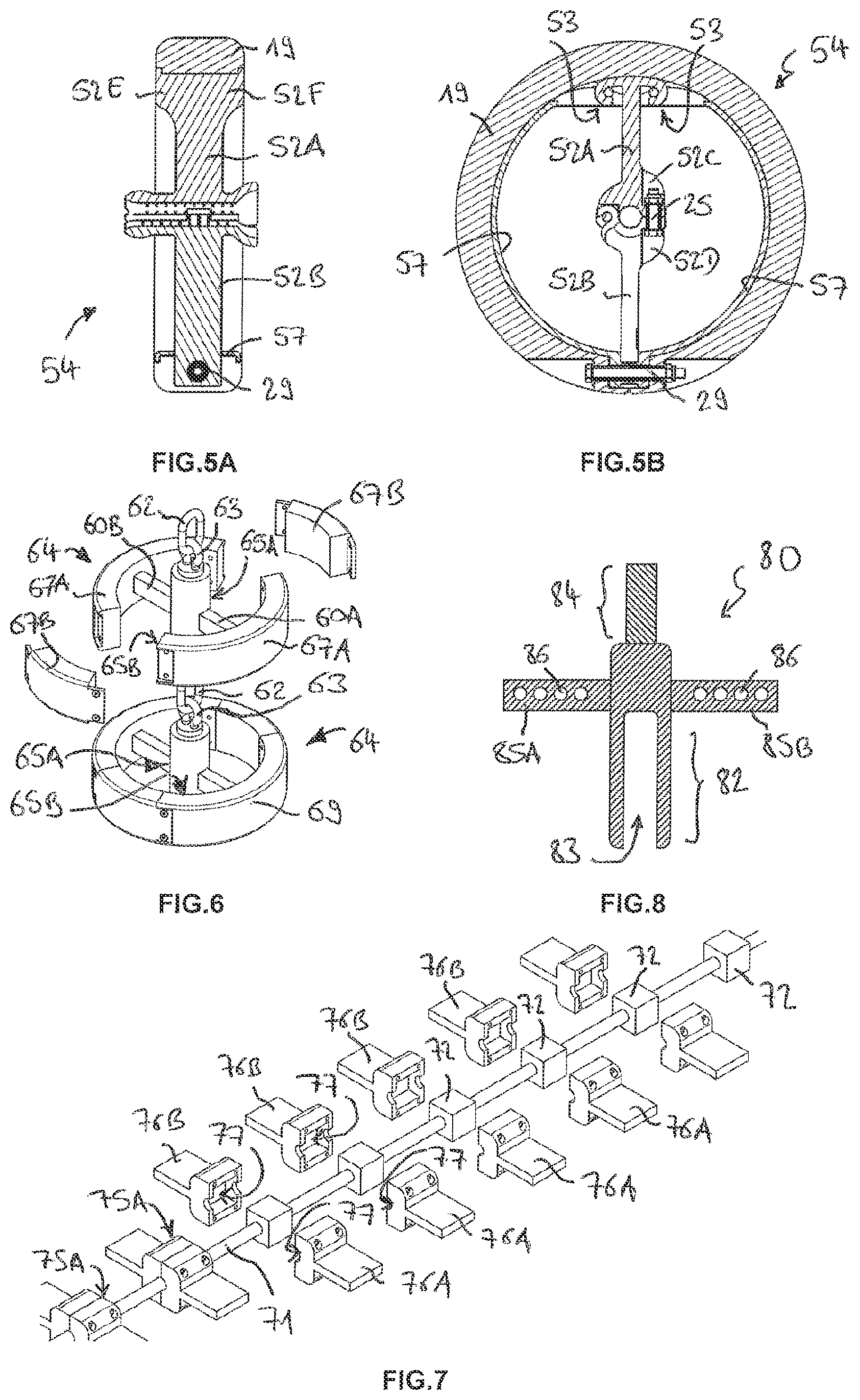 Patent US11774006 Figure 3 – Line guiding device for hanging applications, particularly as a service loop for a drilling rig