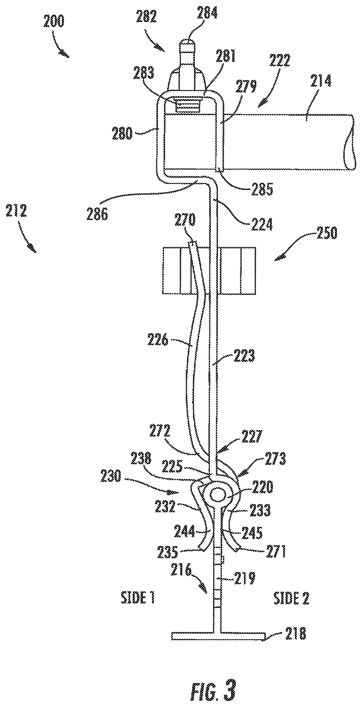 Patent US11774007 Figure 3 – Snap to grid bracket for a sprinkler support assembly