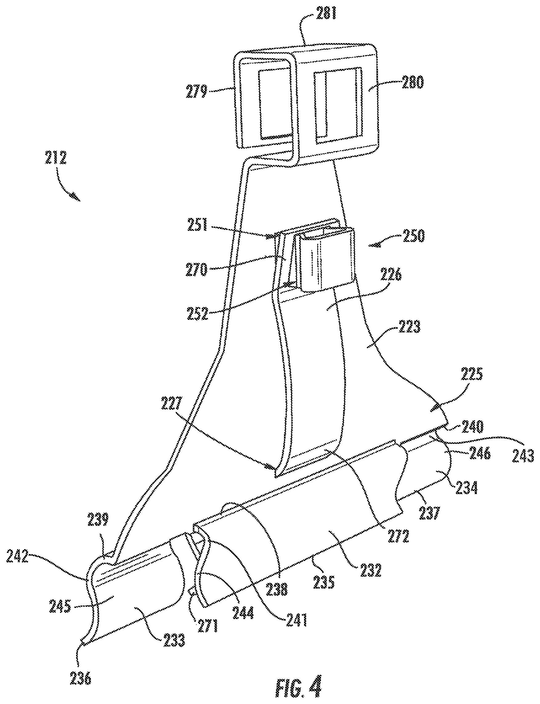 Patent US11774007 Figure 4 – Snap to grid bracket for a sprinkler support assembly