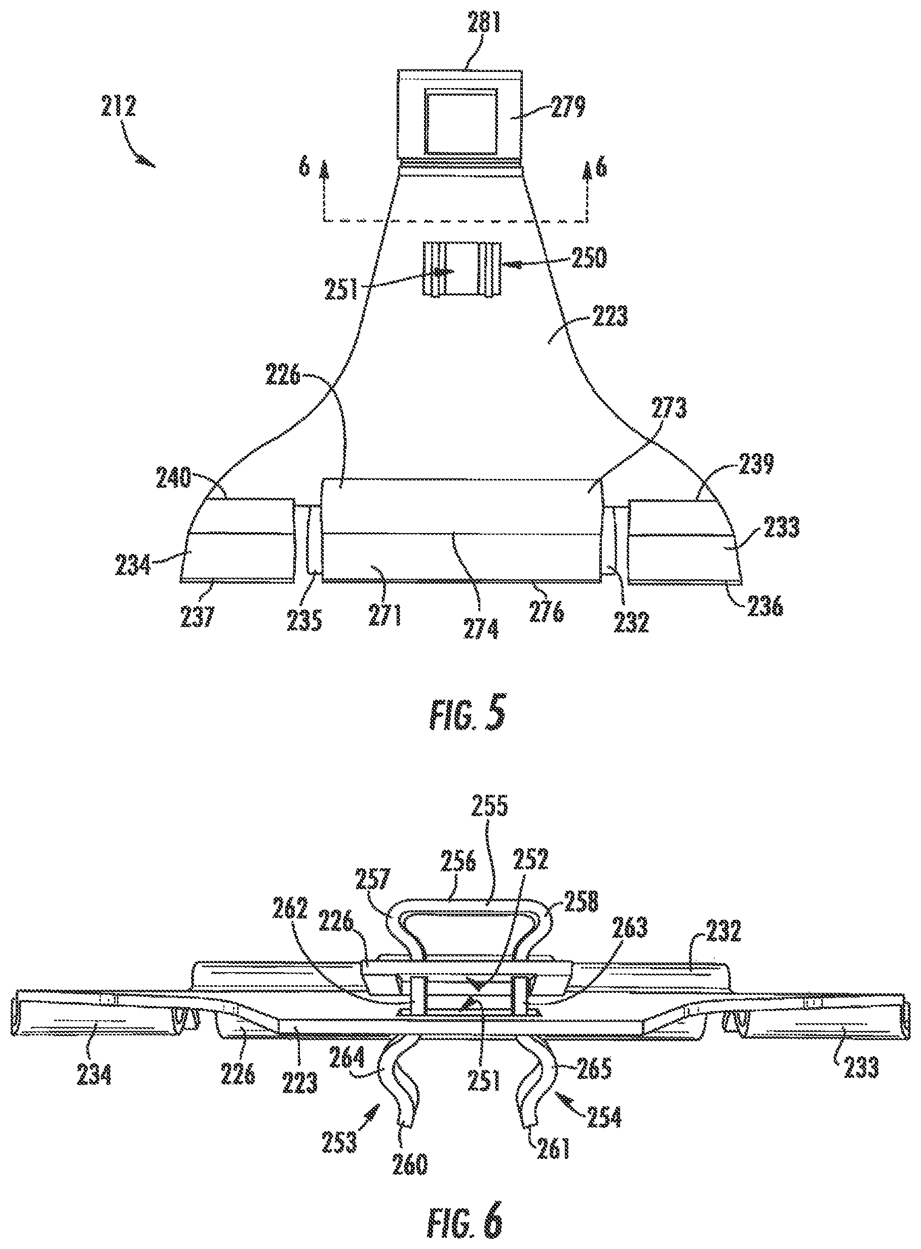 Patent US11774007 Figure 5 – Snap to grid bracket for a sprinkler support assembly