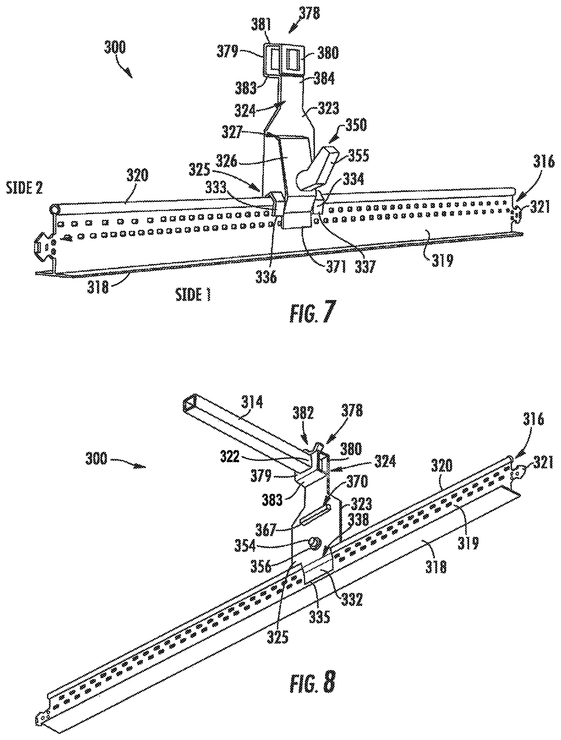 Patent US11774007 Figure 6 – Snap to grid bracket for a sprinkler support assembly