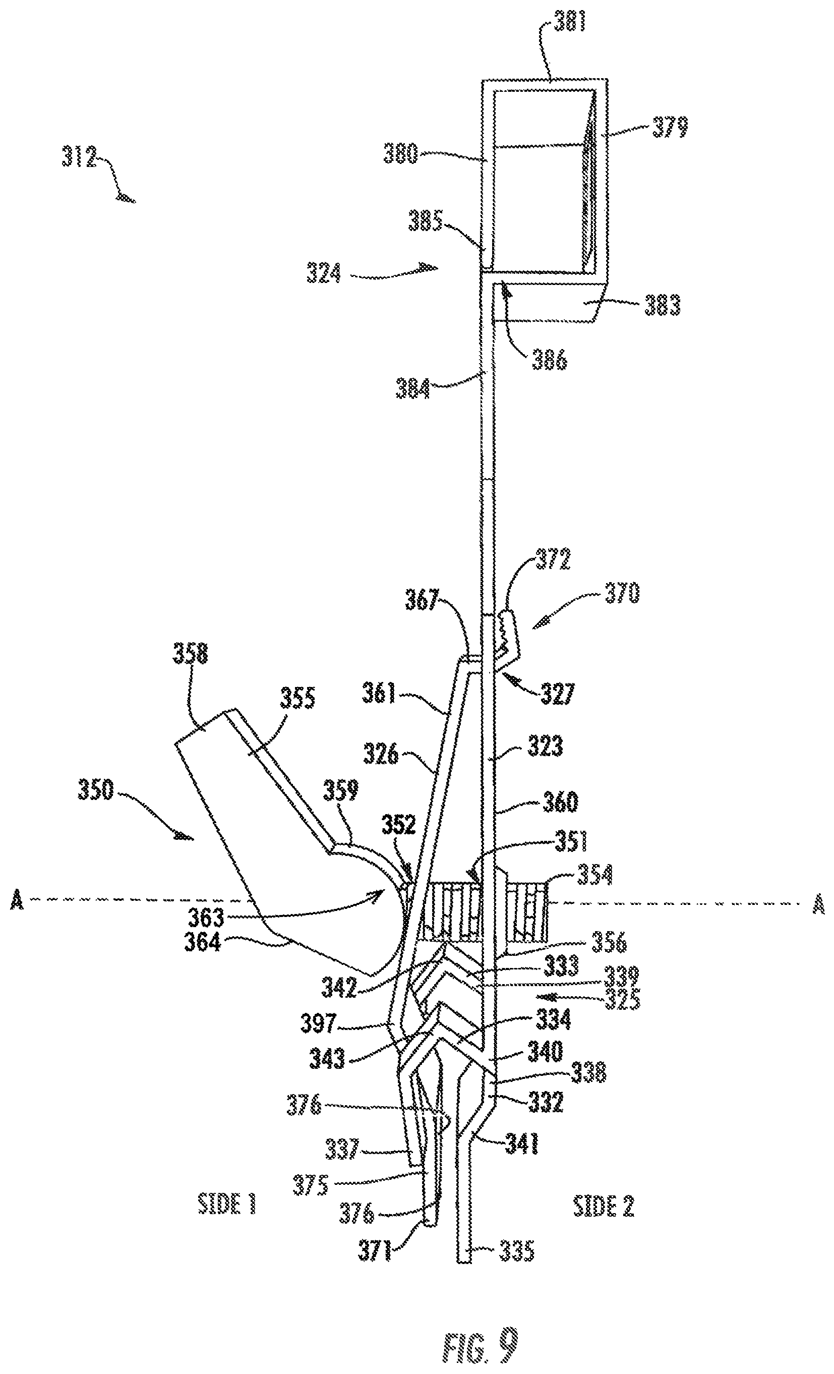 Patent US11774007 Figure 7 – Snap to grid bracket for a sprinkler support assembly